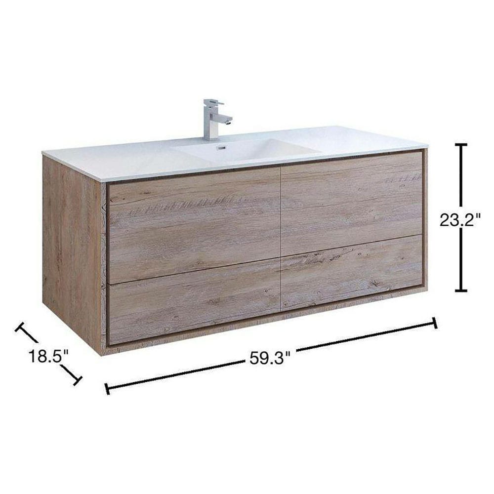 Fresca FCB9260RNW-S-I Bath-Vanity-Combo - View #8