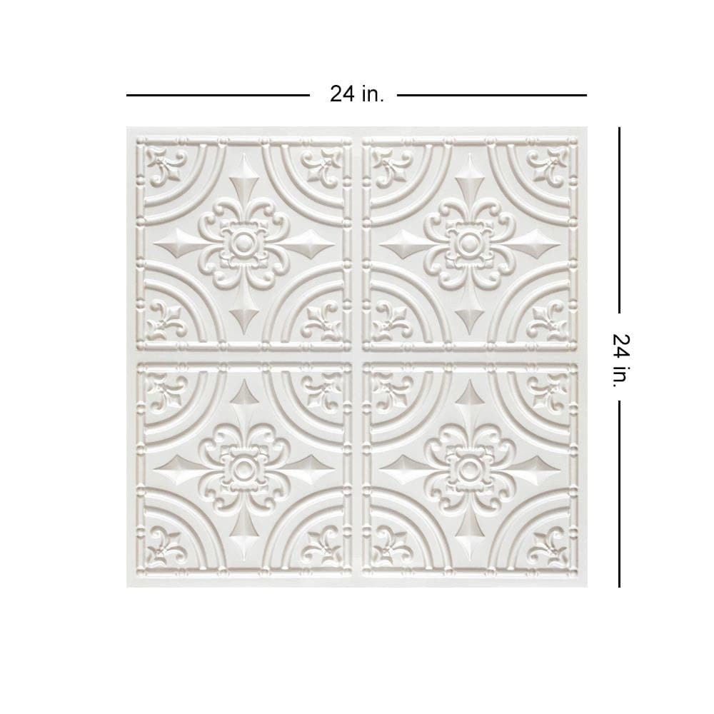 From Plain to Beautiful in Hours 205WP-24X24-10 Ceiling-Tile - View #6