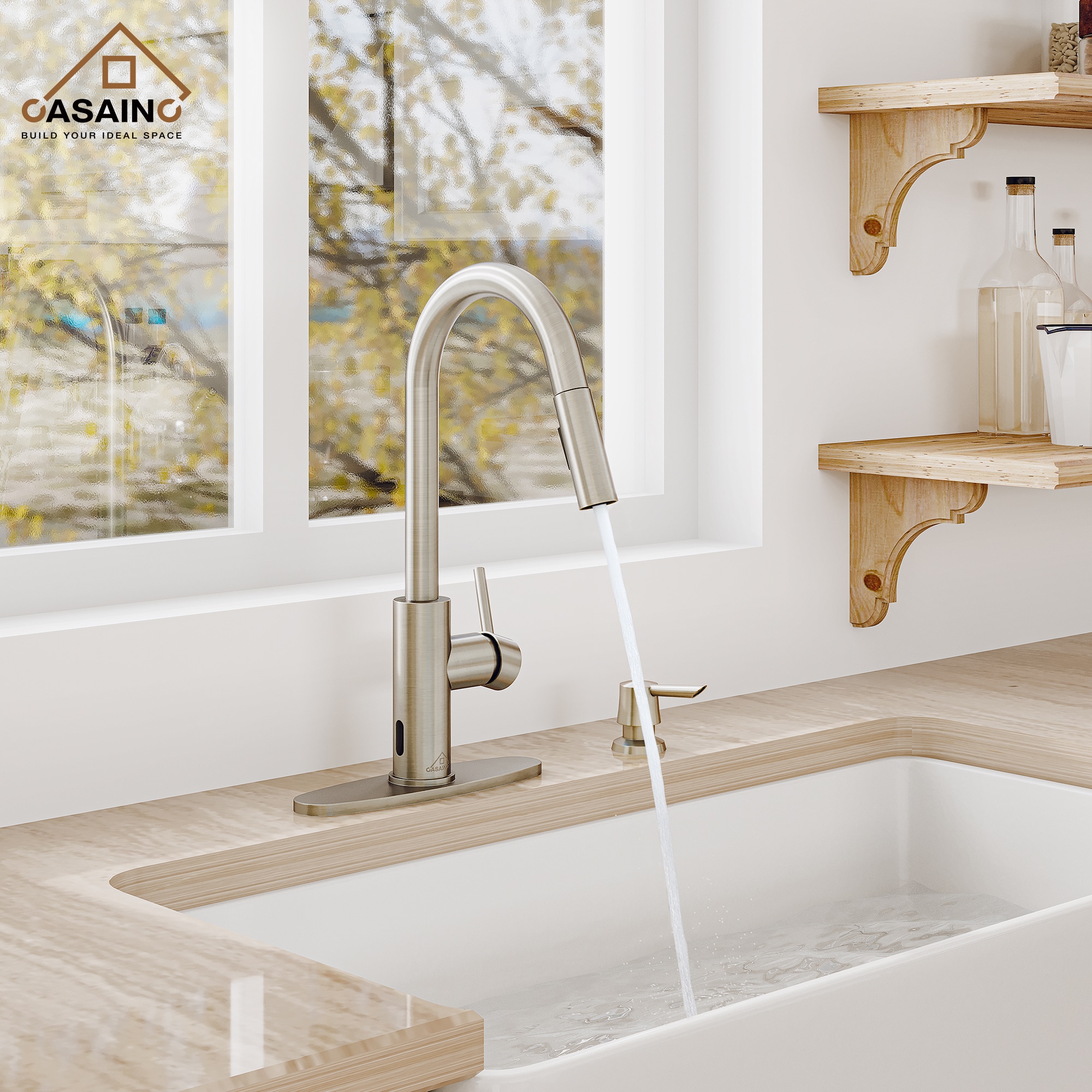 CASAINC CA-W3374-BN Kitchen-Faucets - View #2