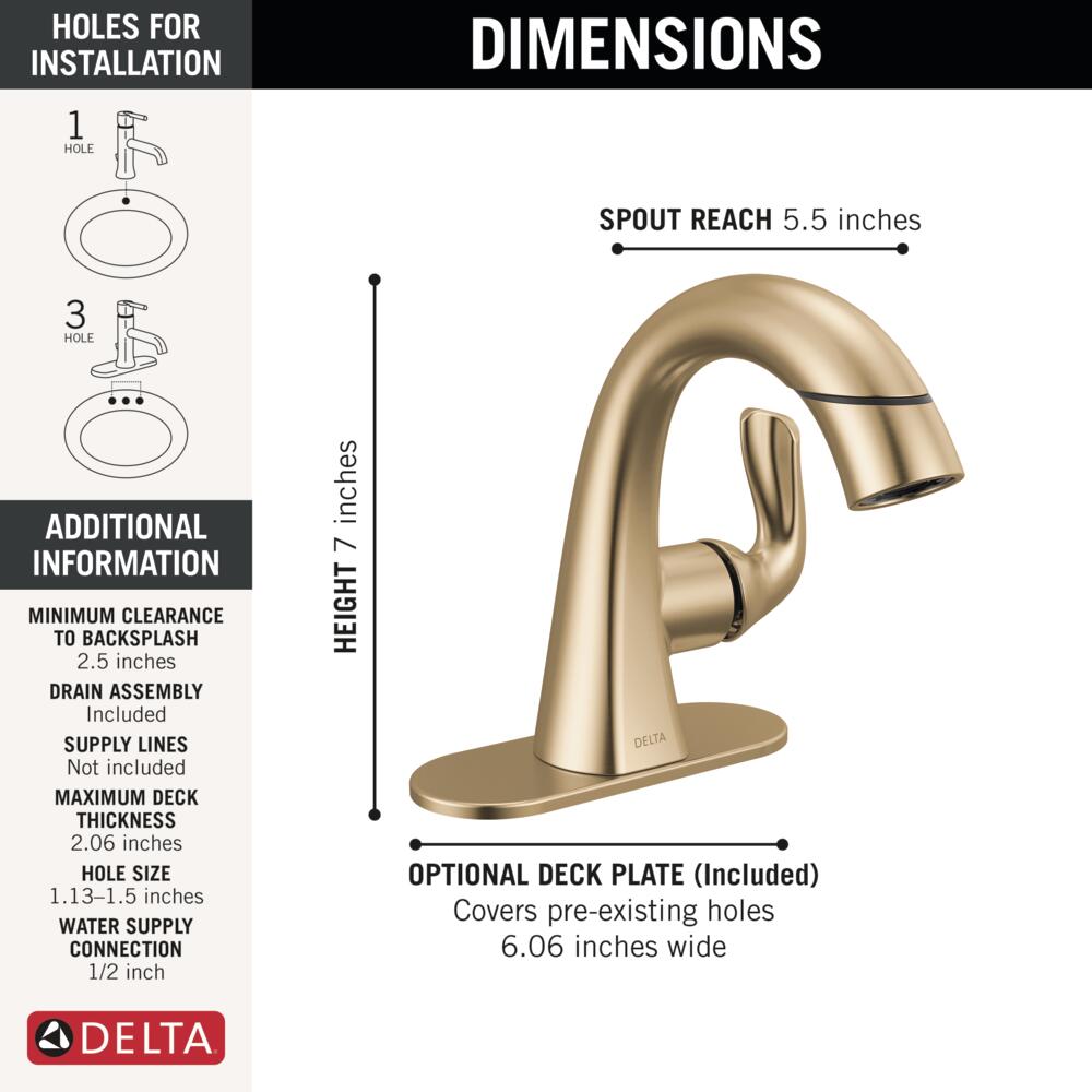 Delta 15840LF-CZPD Lavatory-Faucets - View #6