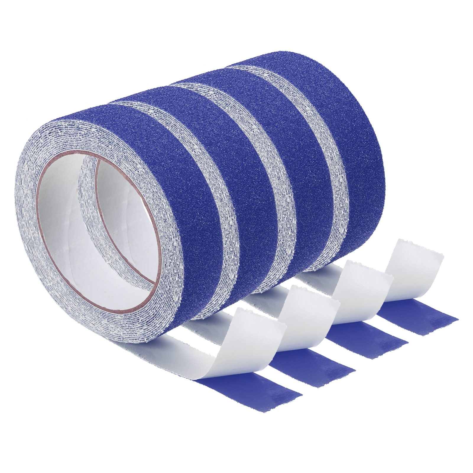 PATIKIL 1 Inch x 16 Ft Anti Slip Traction Tape 4 Pack Non-Slip Grip Tape Non Skid Tread Safety Tape for Stairs Steps Scooter Deck Blue