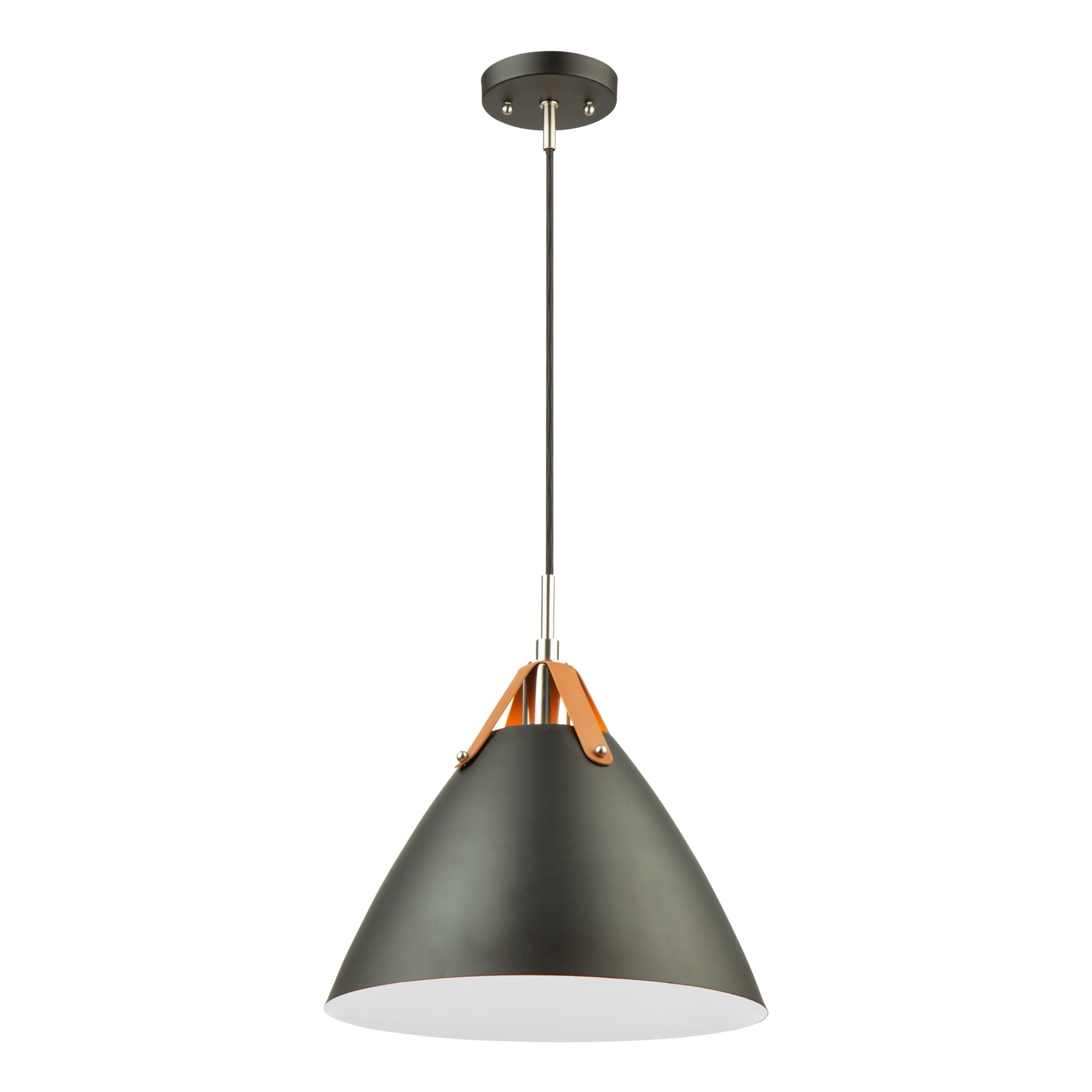 ARTCRAFT Tote Black Modern/Contemporary Cone LED Hanging Pendant Light | SC13320BK -  Artcraft Lighting