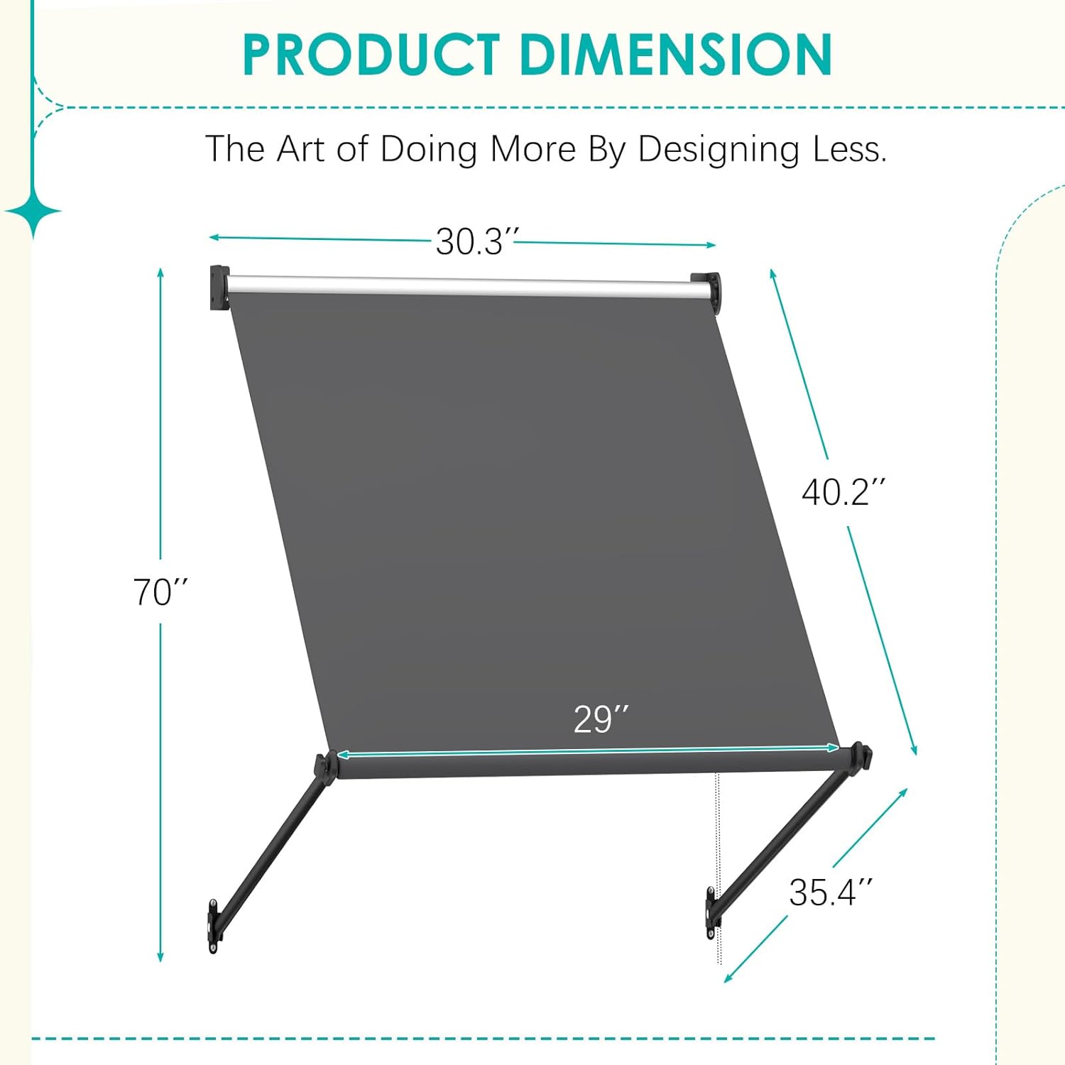 AECOJOY 16029DG-LS02 awnings - View #3