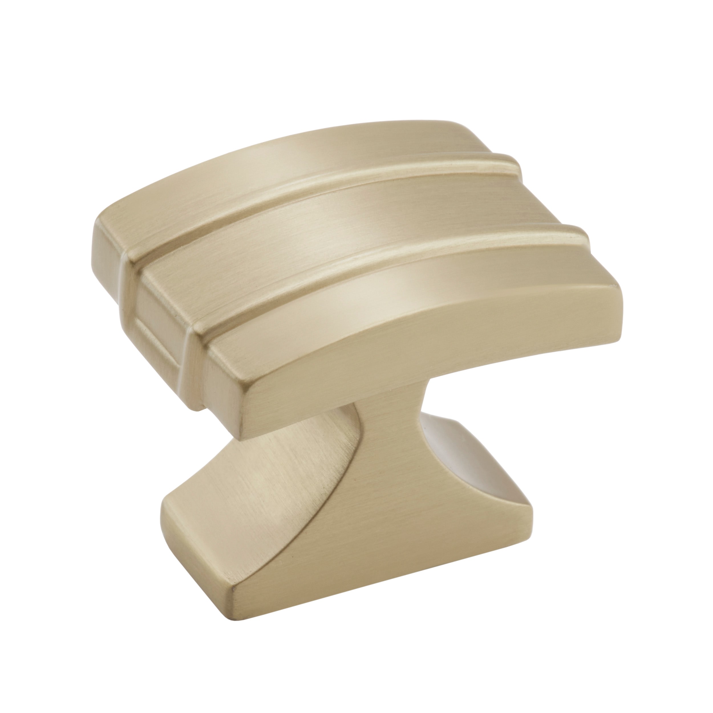 Amerock BP36601BBZ Davenport 1-1/4-in Golden Champagne Rectangular Transitional Cabinet Knob