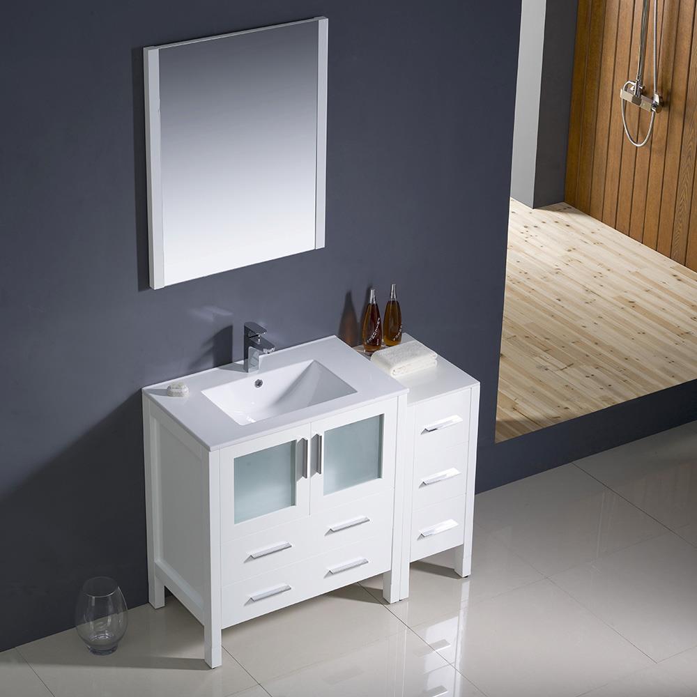 Fresca FVN62-3012WH-UNS Bath-Vanity-Combo - View #2