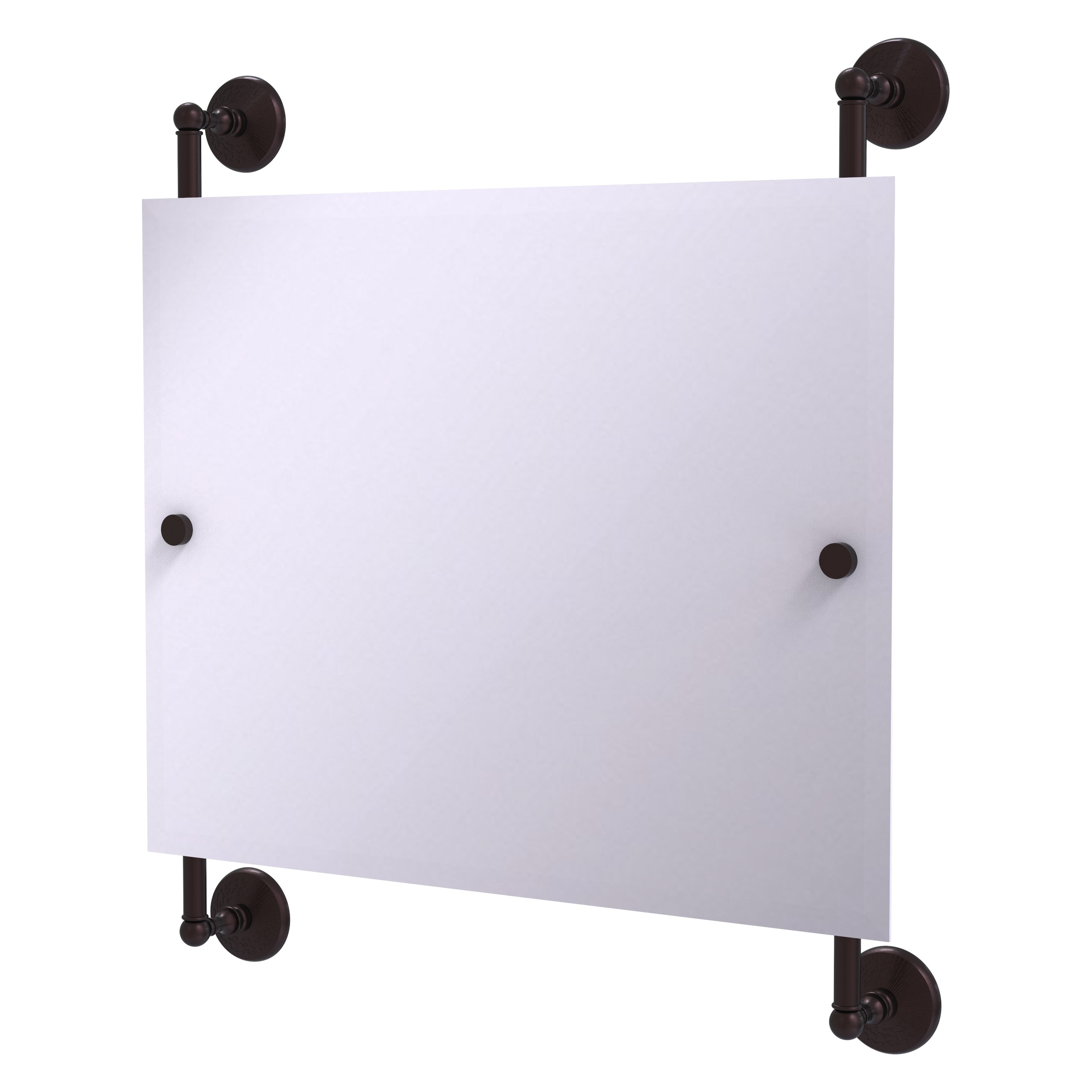 Allied Brass MC-27-93-ABZ Monte Carlo 26-Inches x 29-Inches Beveled Frameless Rectangle Bathroom Vanity Mirror ( Antique Bronze )