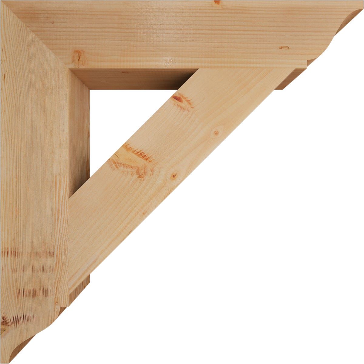 Ekena Millwork BKT06X32X32TRA01SDF Exterior-Brackets-Braces - View #3