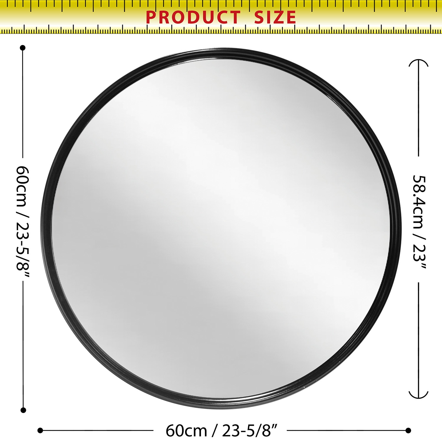 Infinity Instruments 20216BK Decor-Mirrors - View #4
