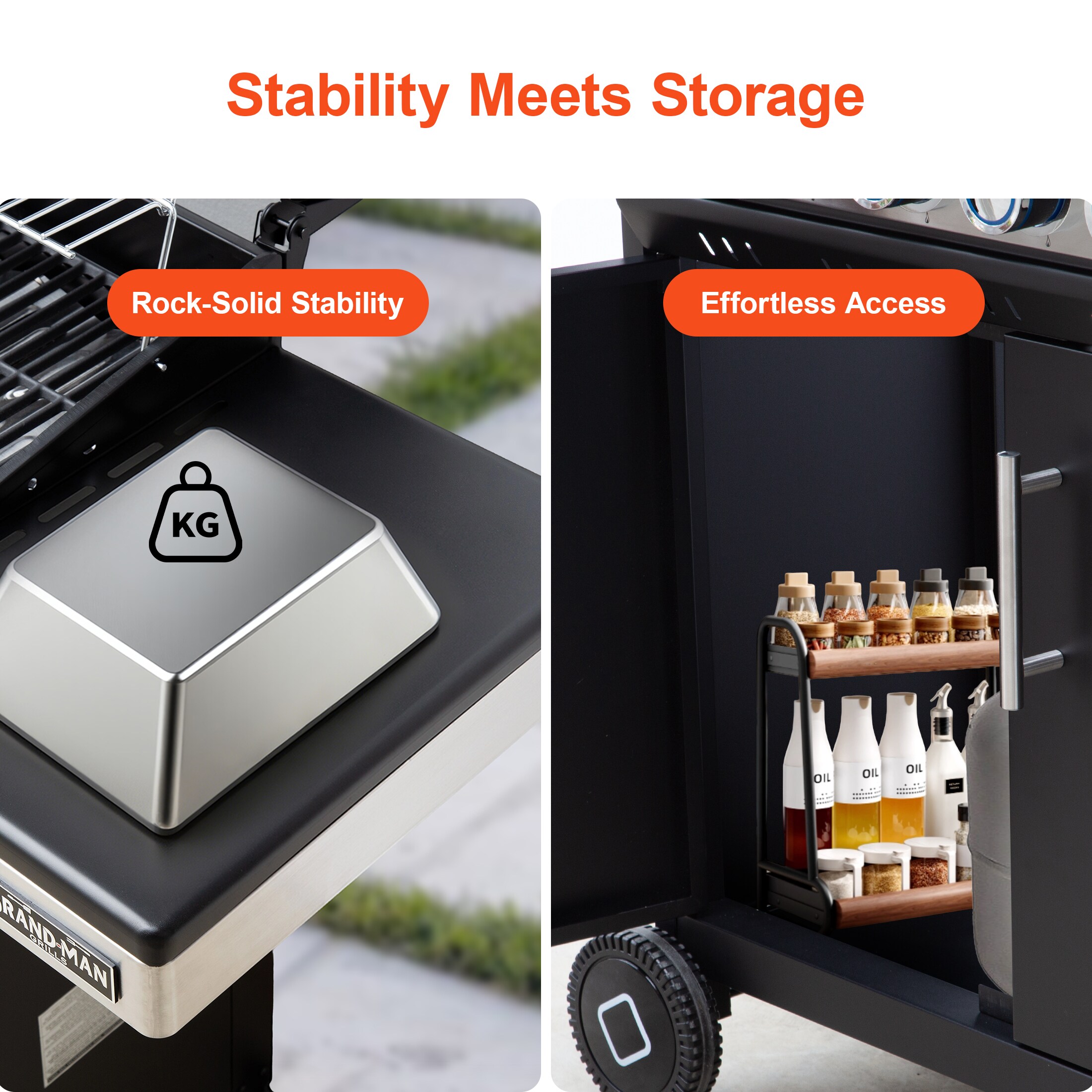 Brand-Man Grills BMMUST6B Gas-Grill - View #8