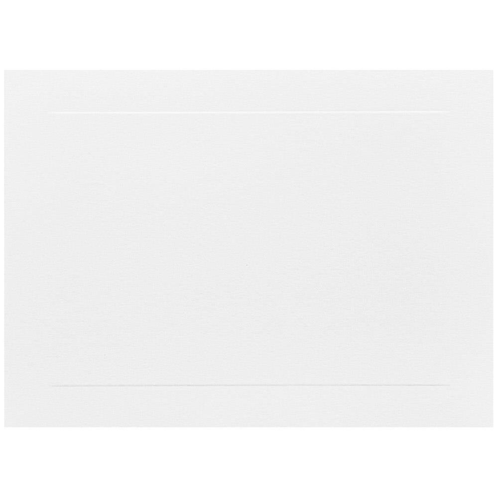 Jam Paper Blank Foldover Cards A7 Size 5 X 6 5/8 White 25/pack