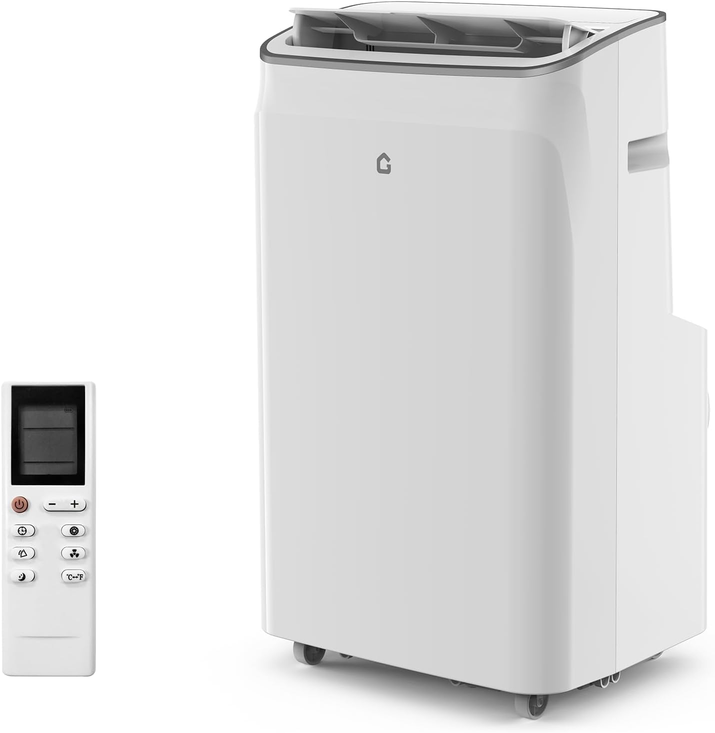 Qeetex LXLS2-PHO-109YX78C 12000 BTU Portable Air Conditioner 3 in 1 AC Unit for 550 Sq Ft Cooling Fan Dehumidifier Quiet Sleep Remote LED Touch Window Kit