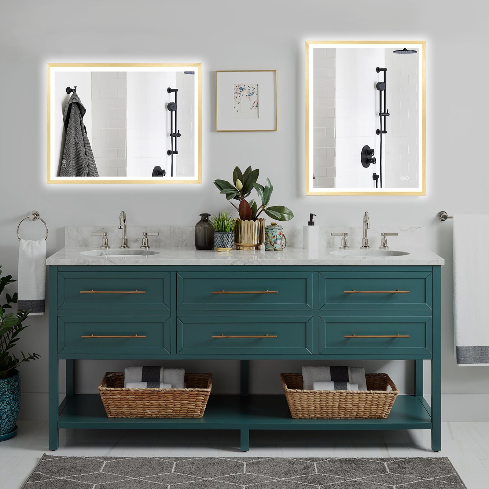 Forclover MRE-6F2836GD Framed-Bath-Mirrors - View #21