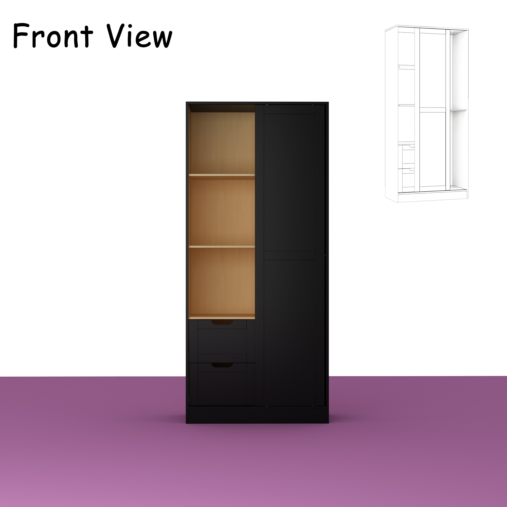 FUFU&GAGA KF210258-01 bookcases - View #7