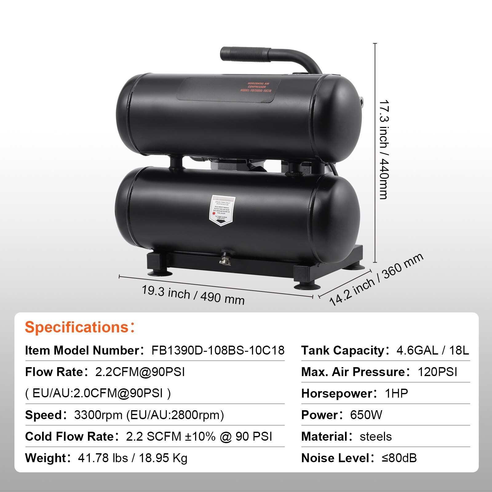 VEVOR SCWYWSKYJ18L05893V1 Air-Compressors - View #7