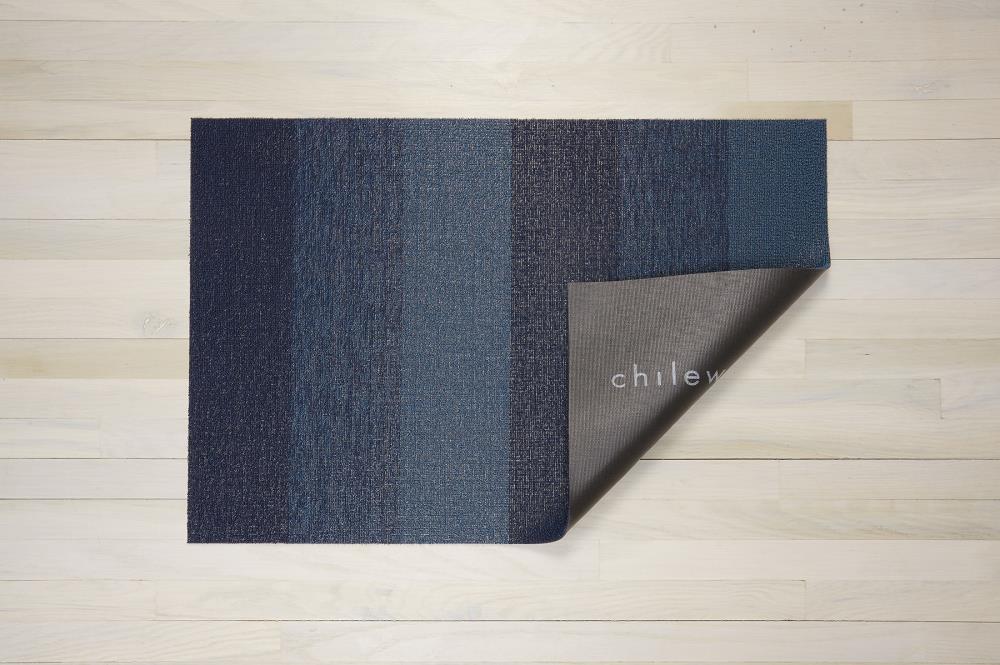 Chilewich Marbled Stripe Blue Doormat 24x36 + Reviews