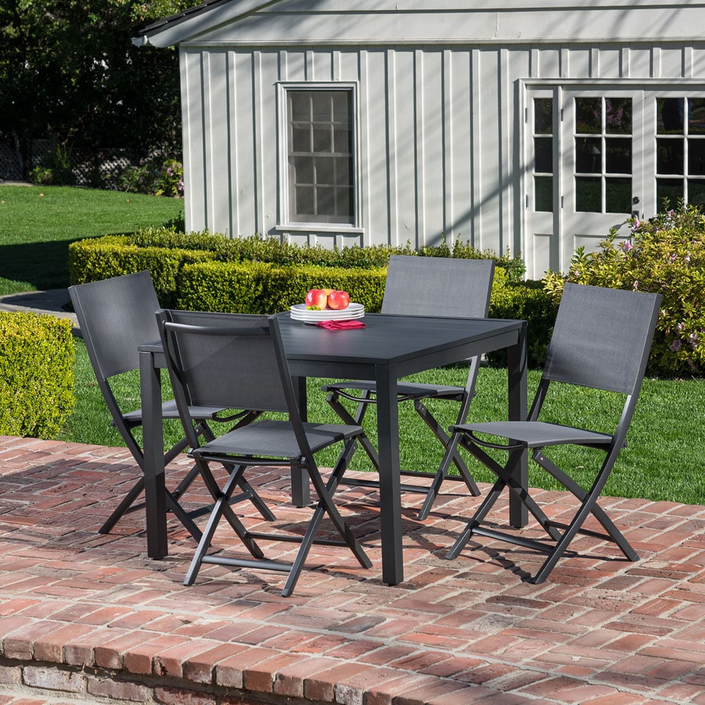 Hanover NAPDNS5PCFDSQ-GRY Patio-Dining-Sets - View #10