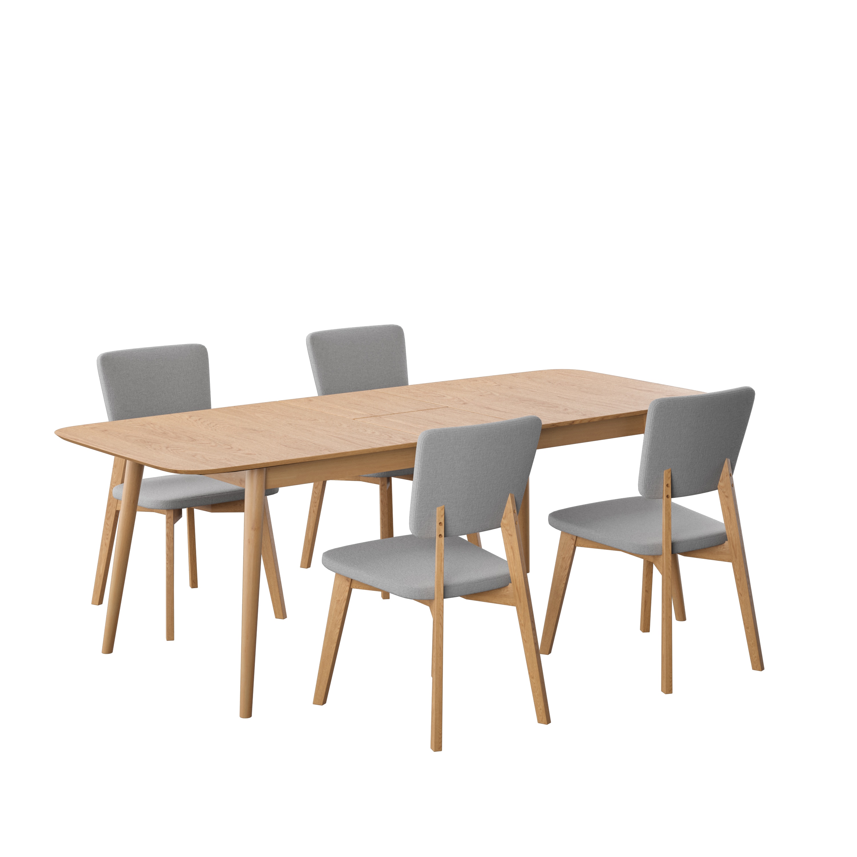 Amazonia LWSXCOD4LAGRHIOK Modern Woven Oak Living Room Set