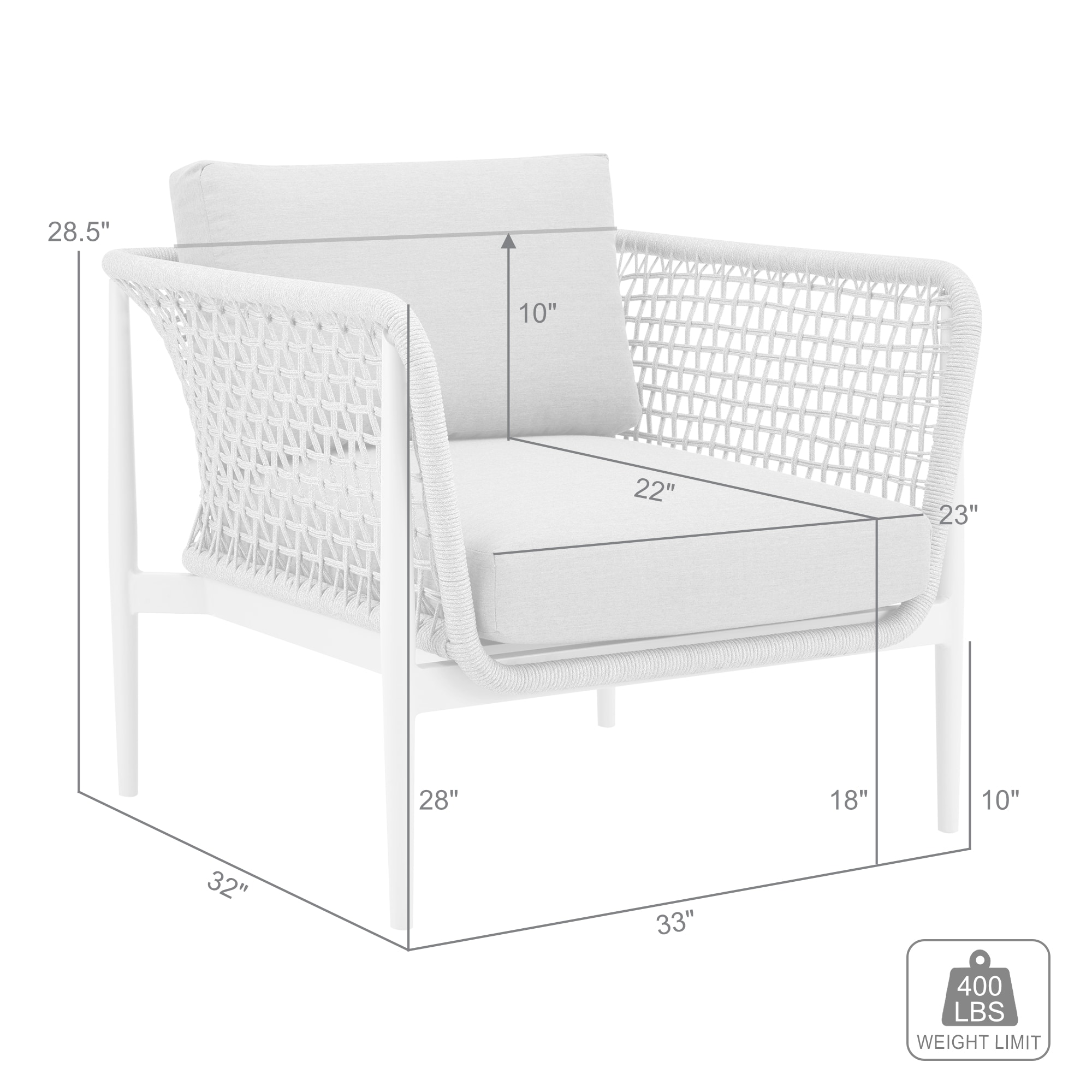 Armen Living LCRHCHLGRY Patio-Chairs - View #6