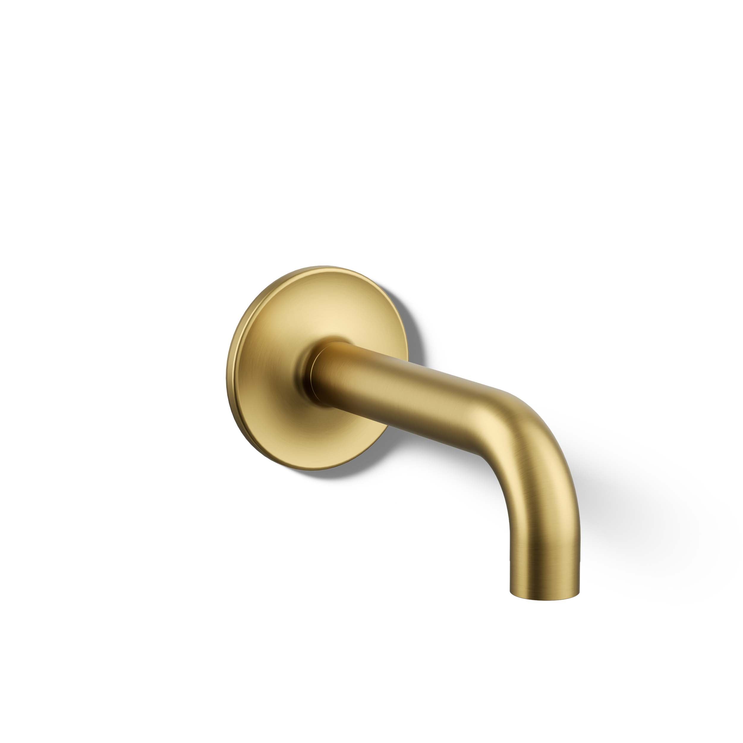 KOHLER K-14427-2MB Vibrant Brushed Moderne Brass Universal Fit Bathtub Spout ( Escutcheon Included )