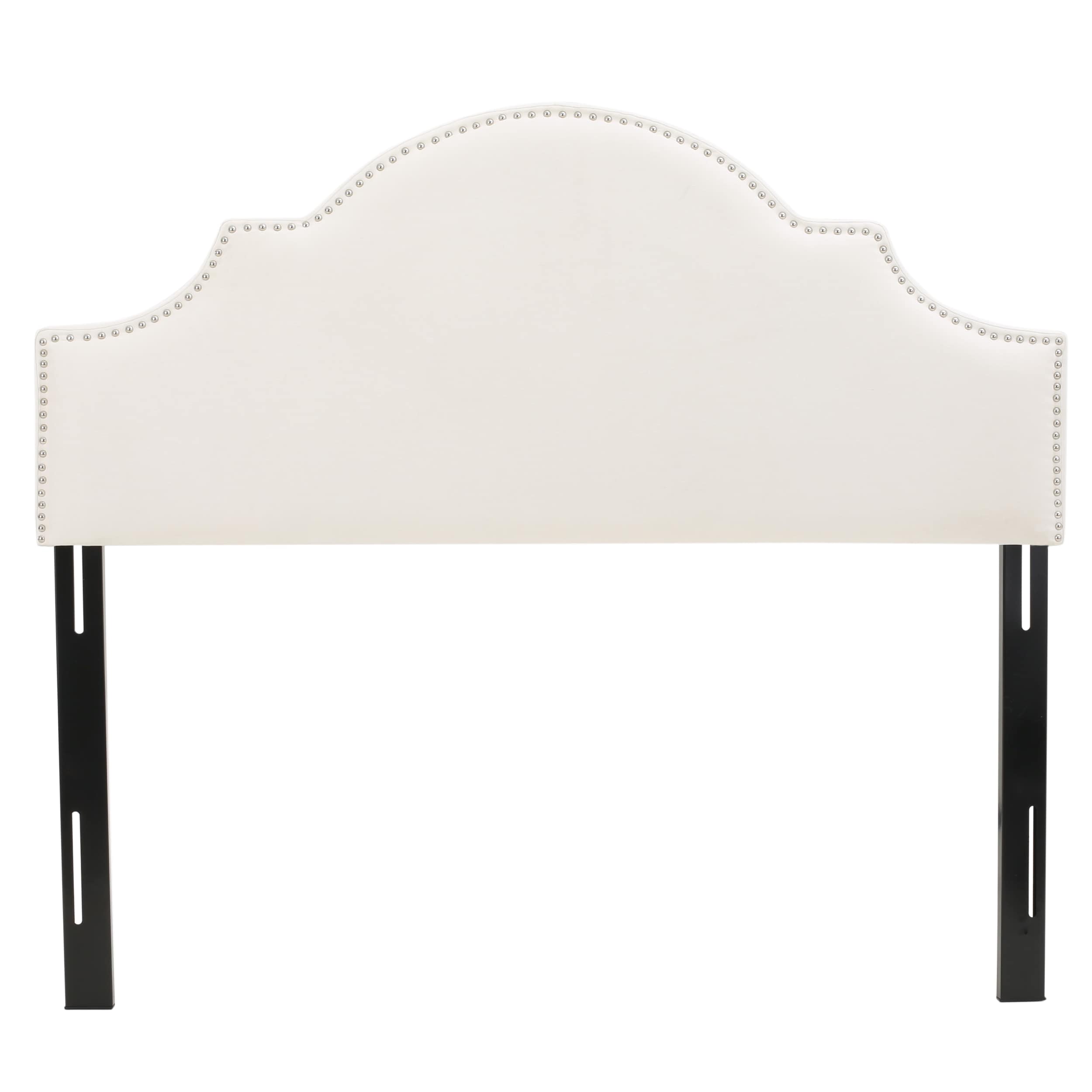 Best Selling Home Decor 298914 White Full/Queen Polyester Upholstered Headboard