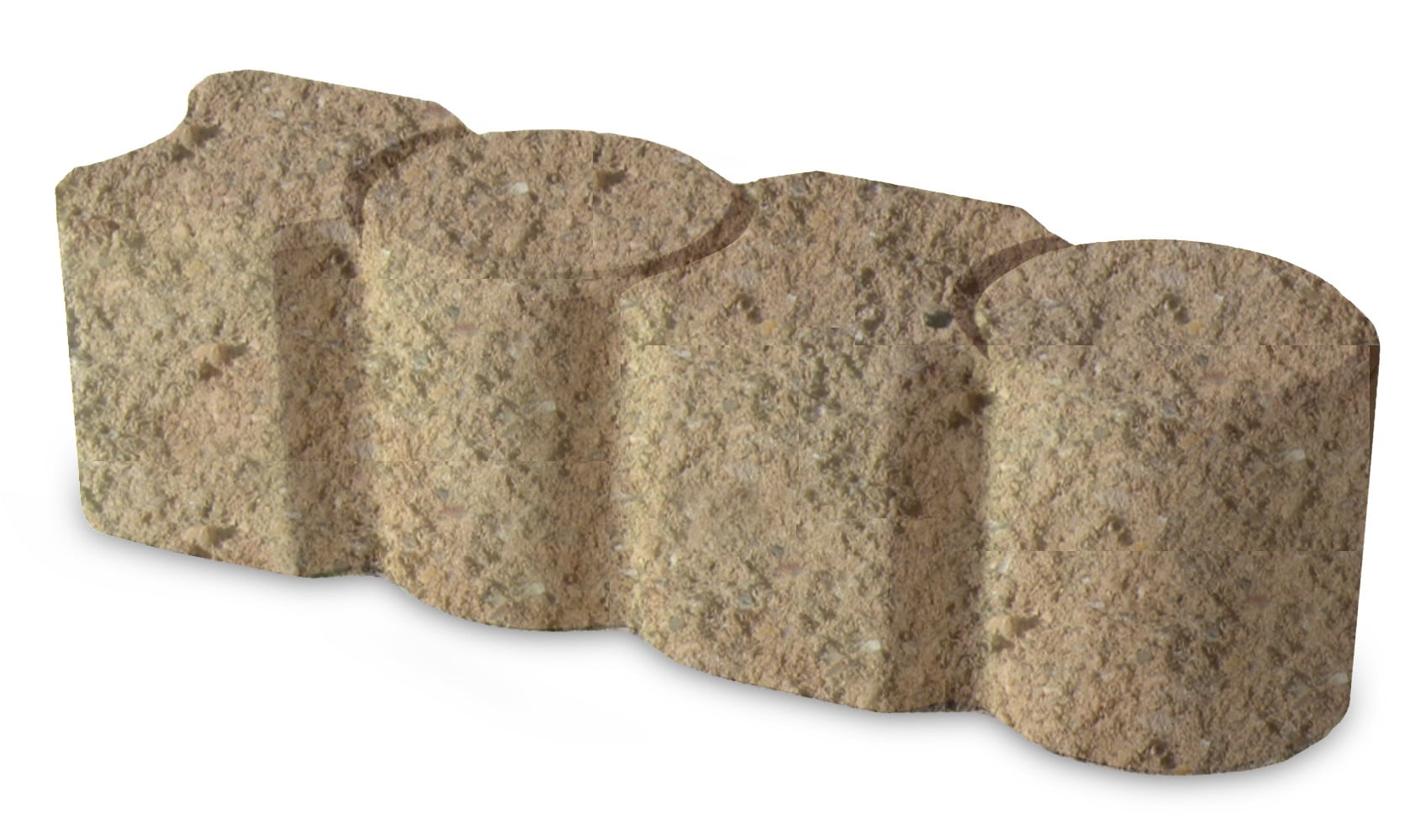 12-in L x 3-in W x 3-in H Tan Concrete Straight Edging Stone in Off-White | - Lowe's 179-GP-T