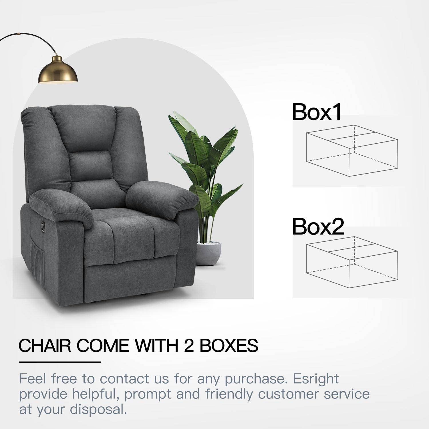 AECOJOY 13011GR-LS01 recliners - View #5