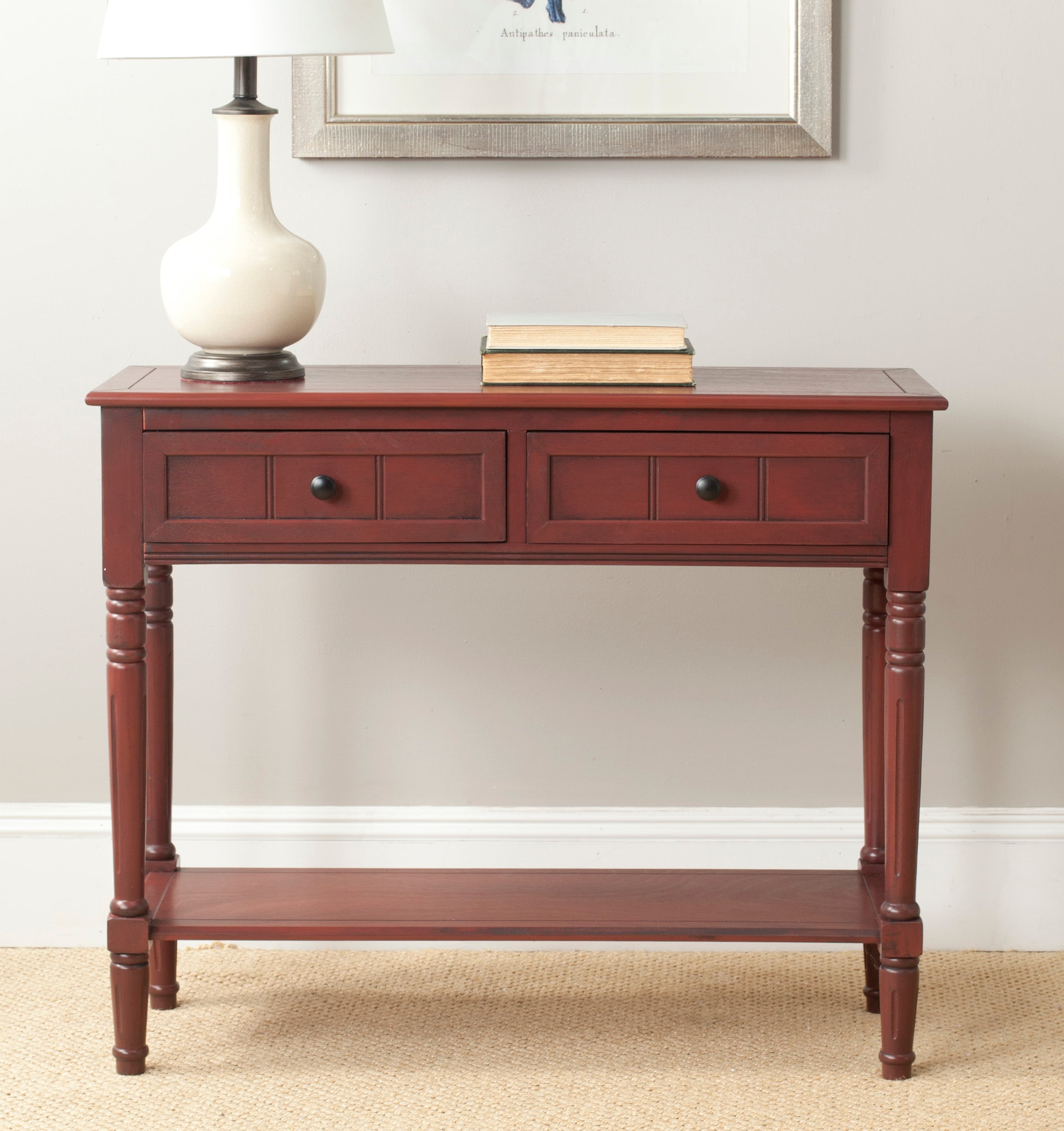 Safavieh AMH5710E Samantha Casual Red Console table