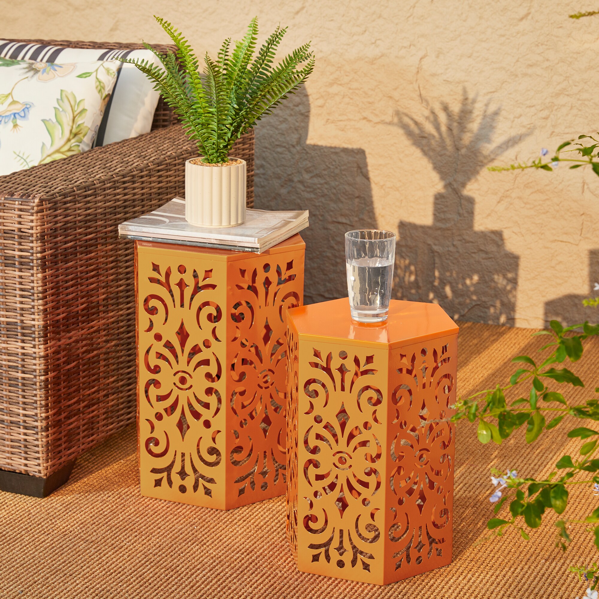 Glitzhome 2029500039 Garden-Stools - View #2