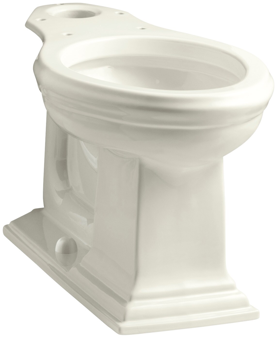 KOHLER 4380-96 Memoirs Biscuit Elongated Chair Height Toilet Bowl 12-in Rough-In