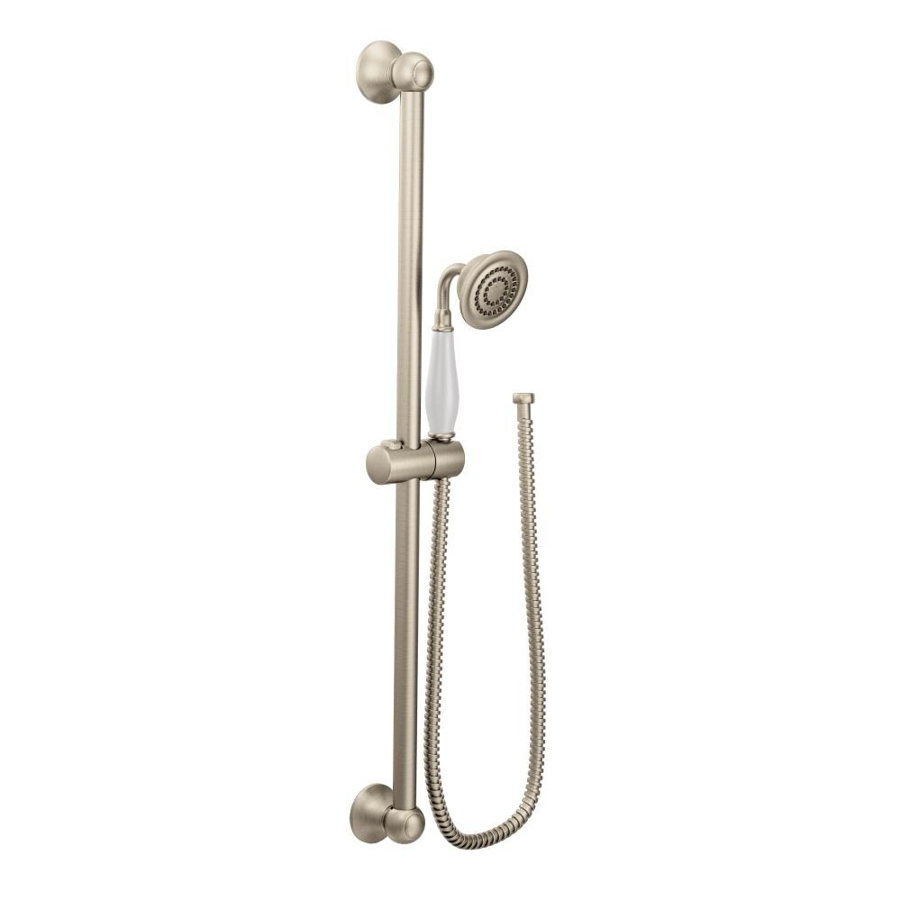 Moen Weymouth Nickel 1-Spray Handheld Shower 1.75-GPM (6.6-LPM)