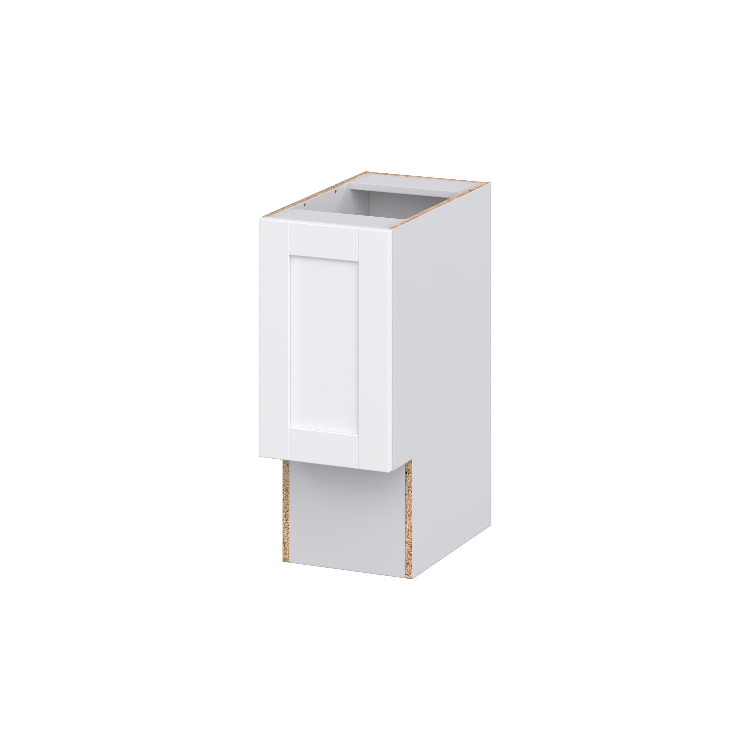 Hugo&Borg Rosemont 12-in W x 34.5-in H x 21-in D Glacier White 3-Drawer Base Fully Assembled Cabinet (Recessed Panel Style)