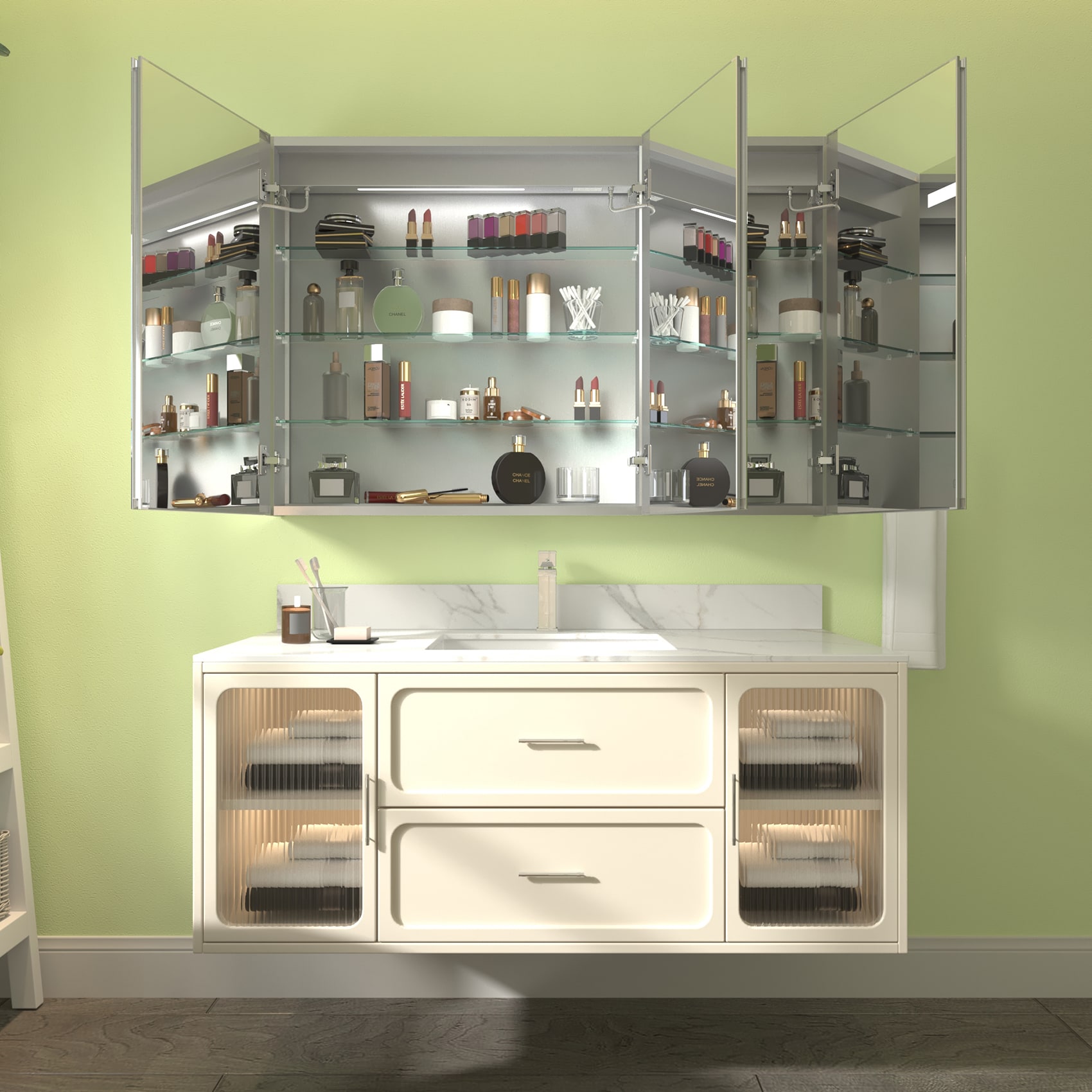 ExBrite LWSDHMC4832V4TX Bathroom-Medicine-Cabinets - View #12