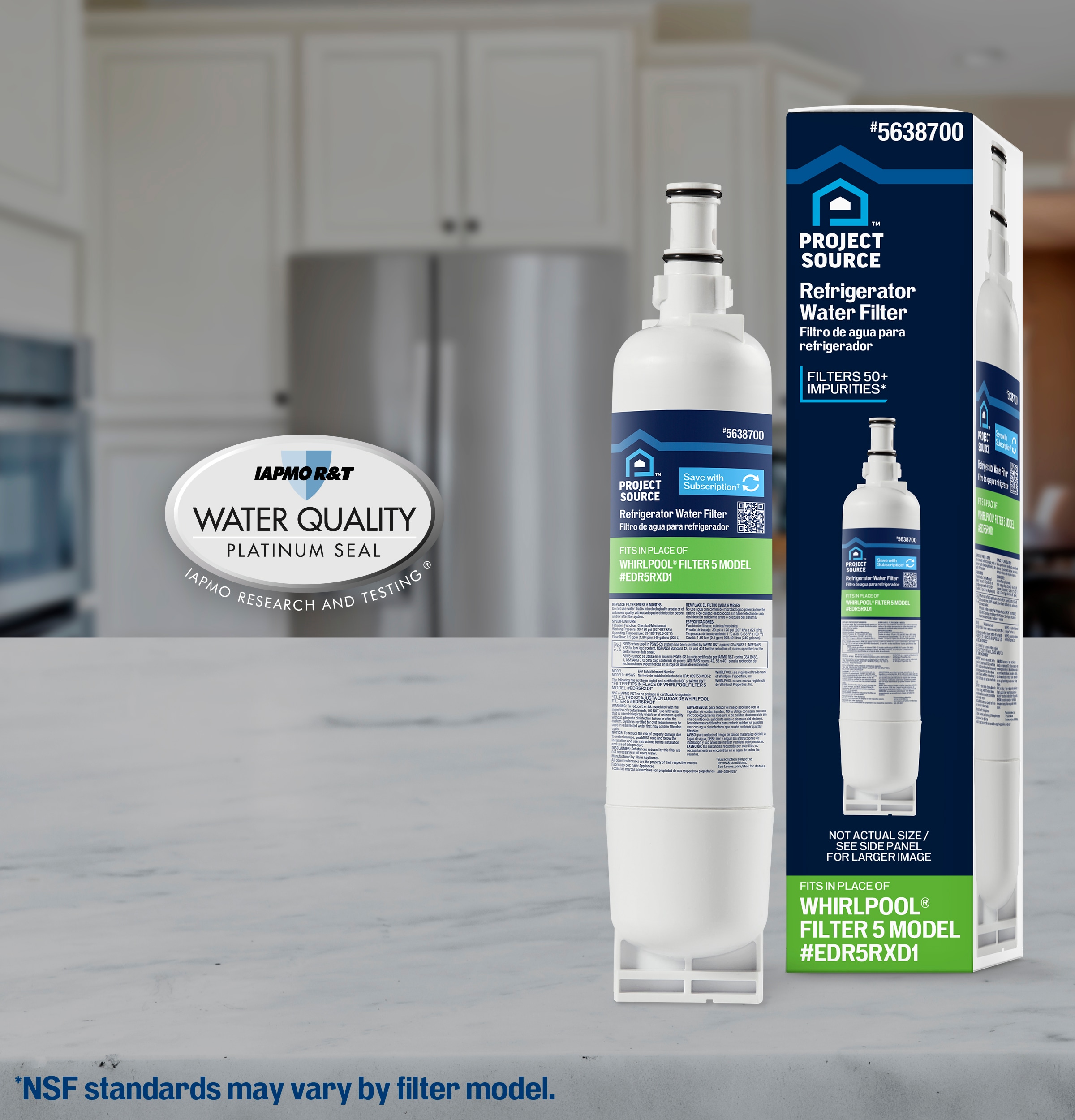 Project Source PSW5 Refrigerator-Water-Filters - View #4