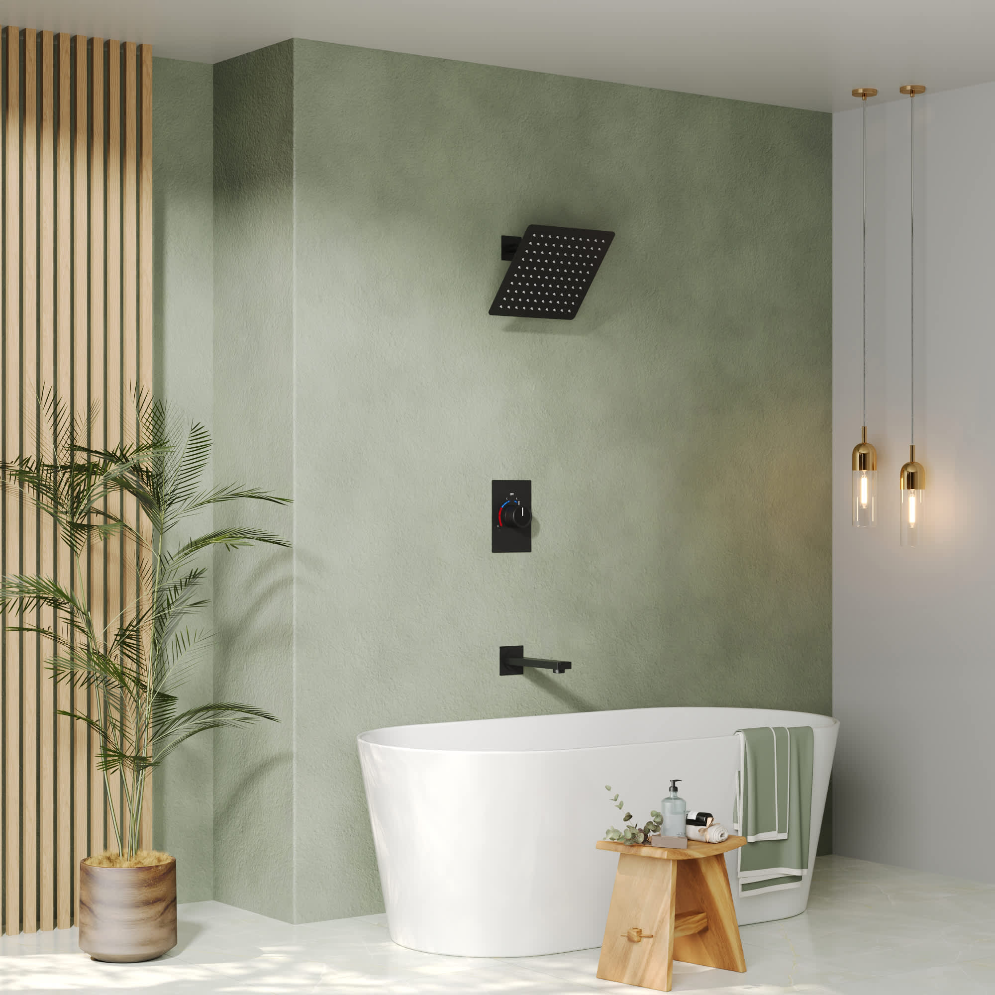 EVERSTEIN SFS-1035-BK8 Tub-Shower-Faucets - View #11