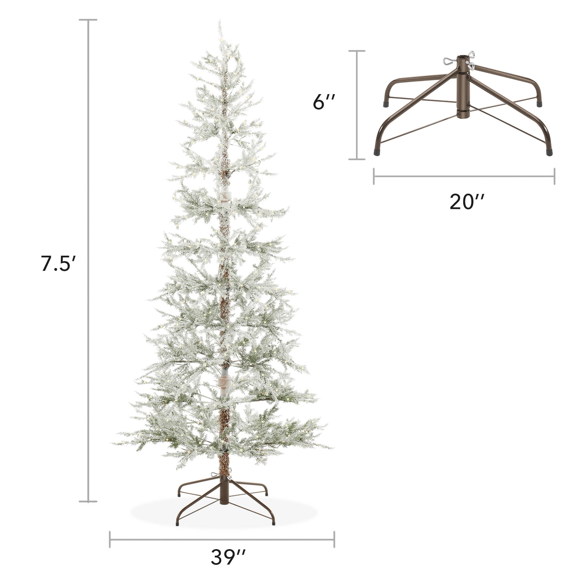 Casafield SZN-TR-577HL Artificial-Christmas-Trees - View #6