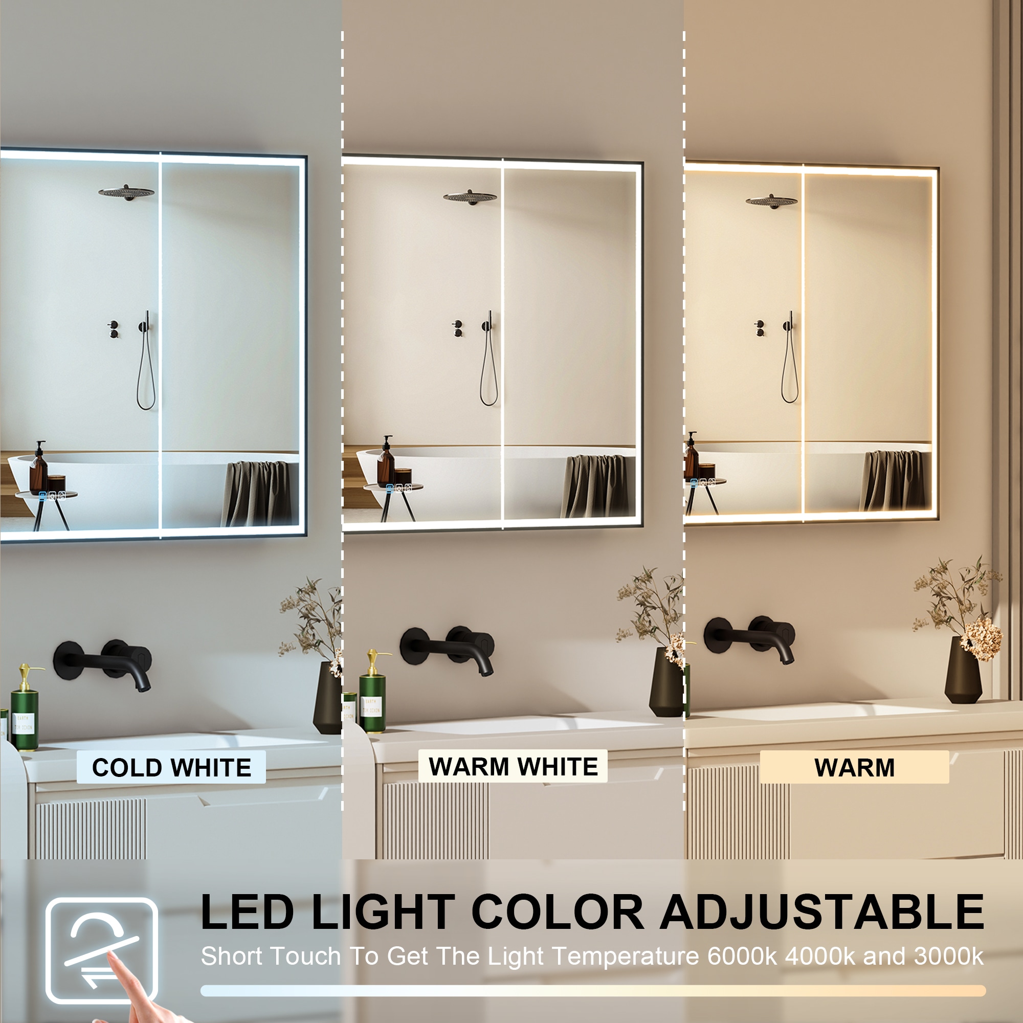 Forclover MF03ZC-BK3630 Bathroom-Medicine-Cabinets - View #6