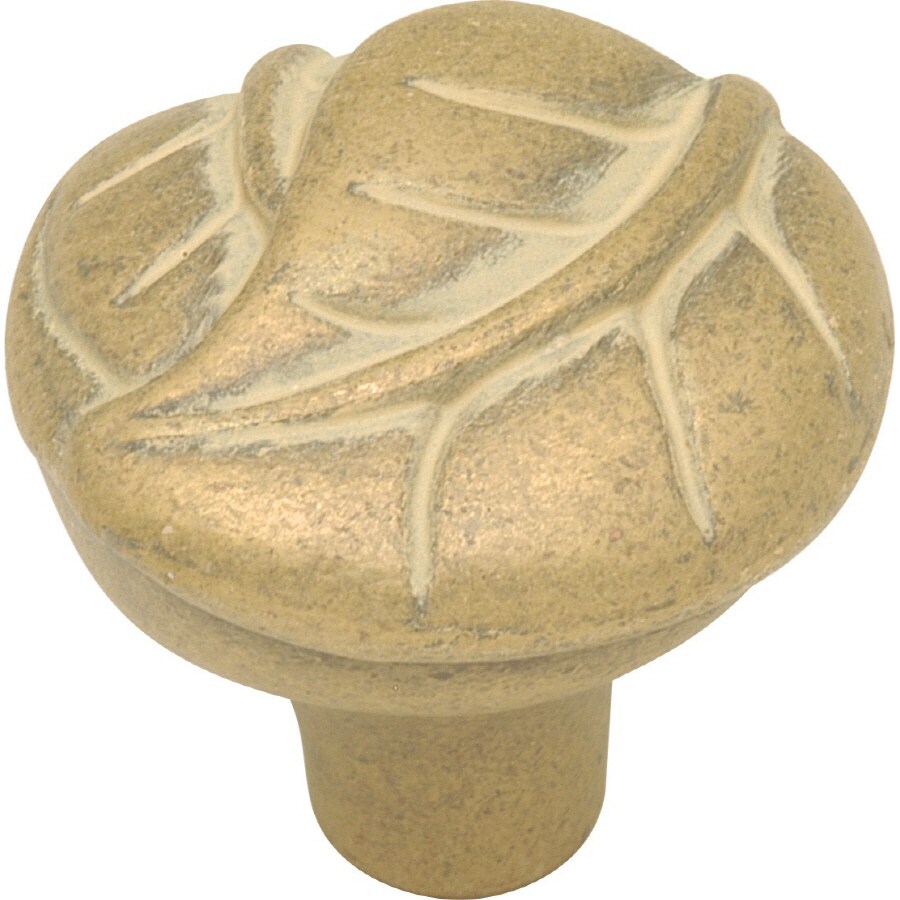 Hickory Hardware P7301-BOA Touch of Spring Blonde Antique Round Cabinet Knob