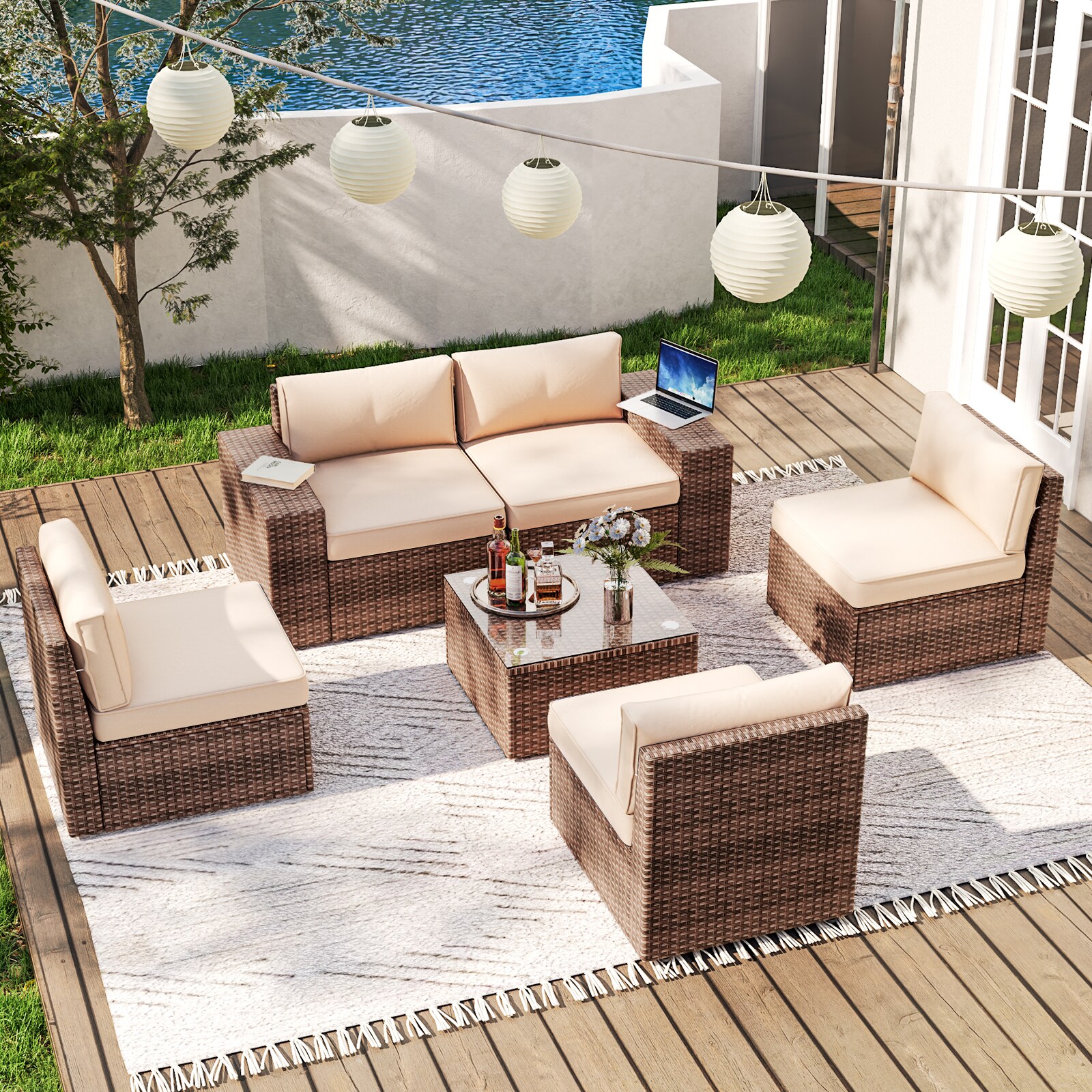 AOXUN LS-039BGAB Patio-Conversation-Sets - View #6