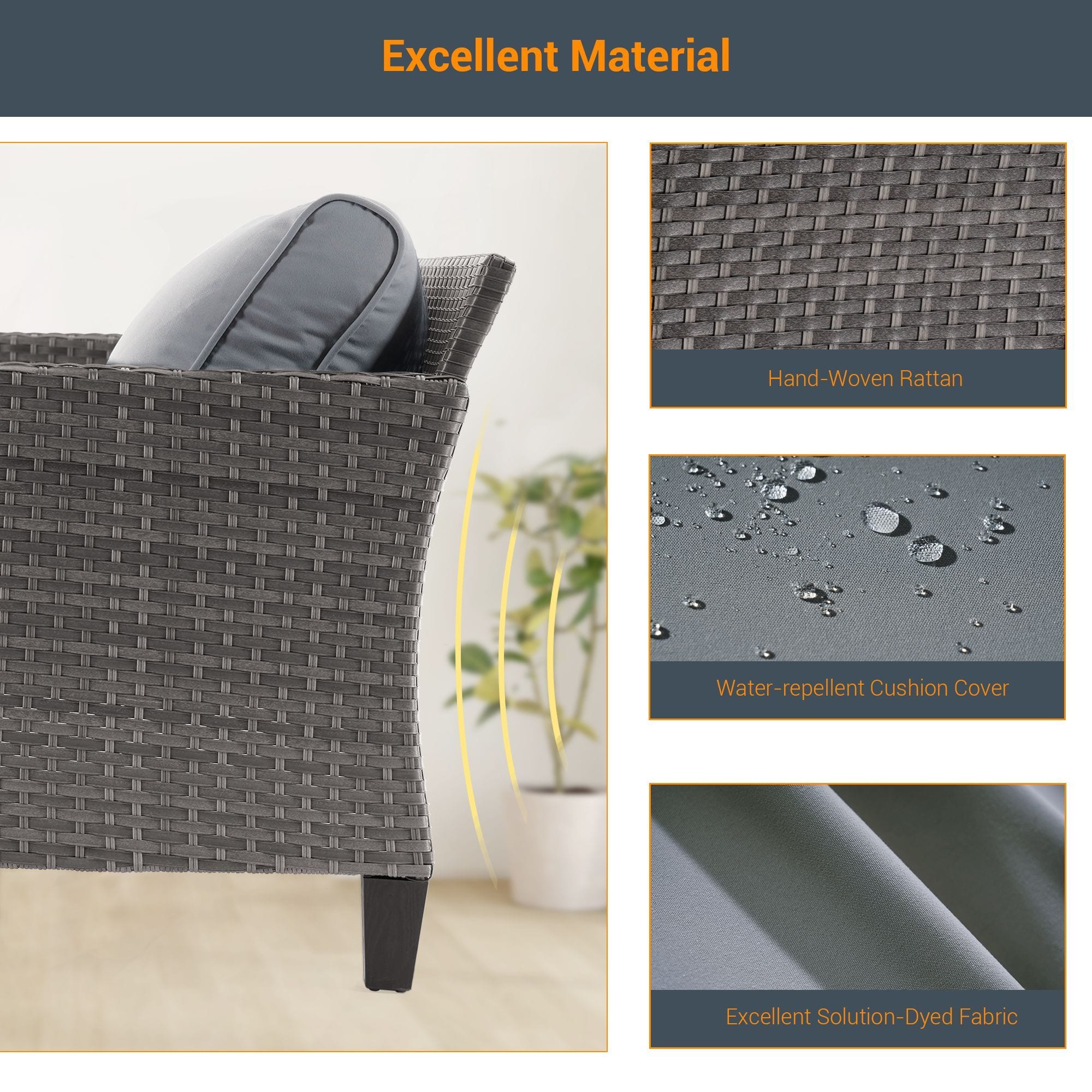 Sonkuki SD-AB-HGY-95S1T3 Patio-Conversation-Sets - View #6