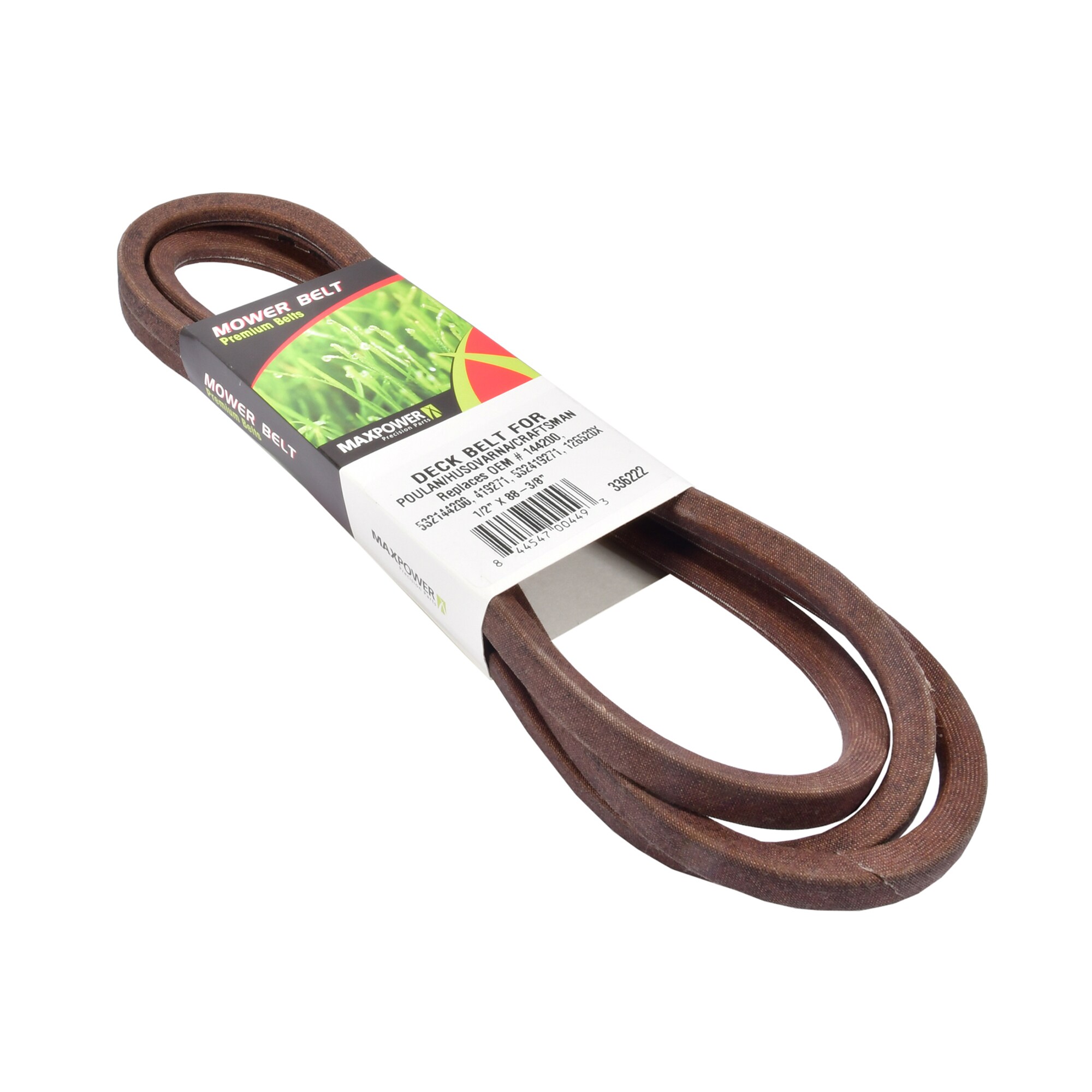 Poulan pro 48 inch deck belt length hot sale