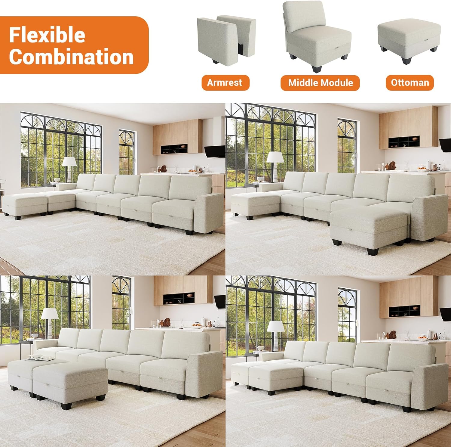 WhizMax PD-VAM-33FL65UC Sofas-Loveseats - View #7