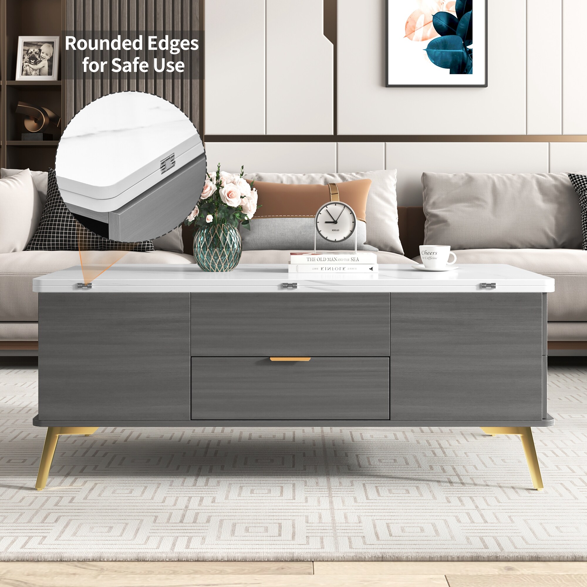 ModernLuxe L3P-WF307471AAG Coffee-Tables - View #9