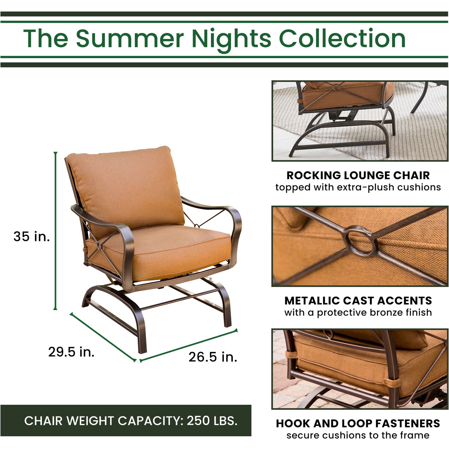 Hanover SUMMRNGHT5PC Patio-Conversation-Sets - View #5