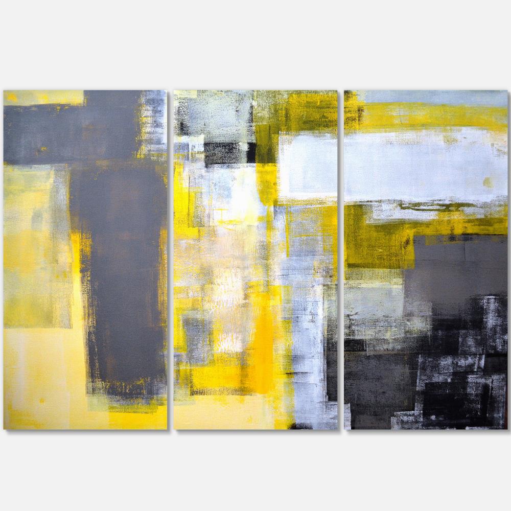 Designart 28-in H x 36-in W Abstract Metal Print in the Wall Art ...