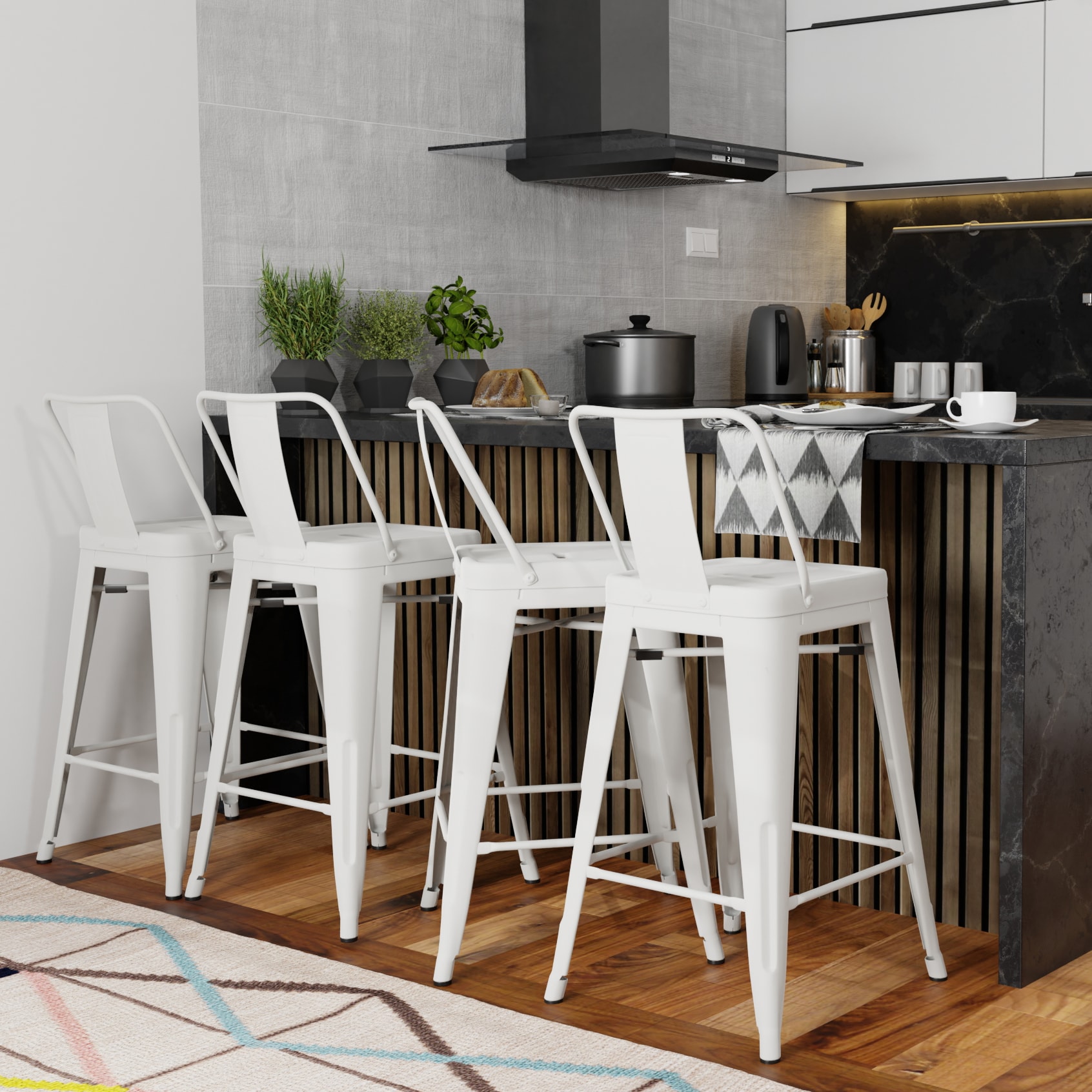 Simpli Home AXCRAY30-04-WH stools - View #8