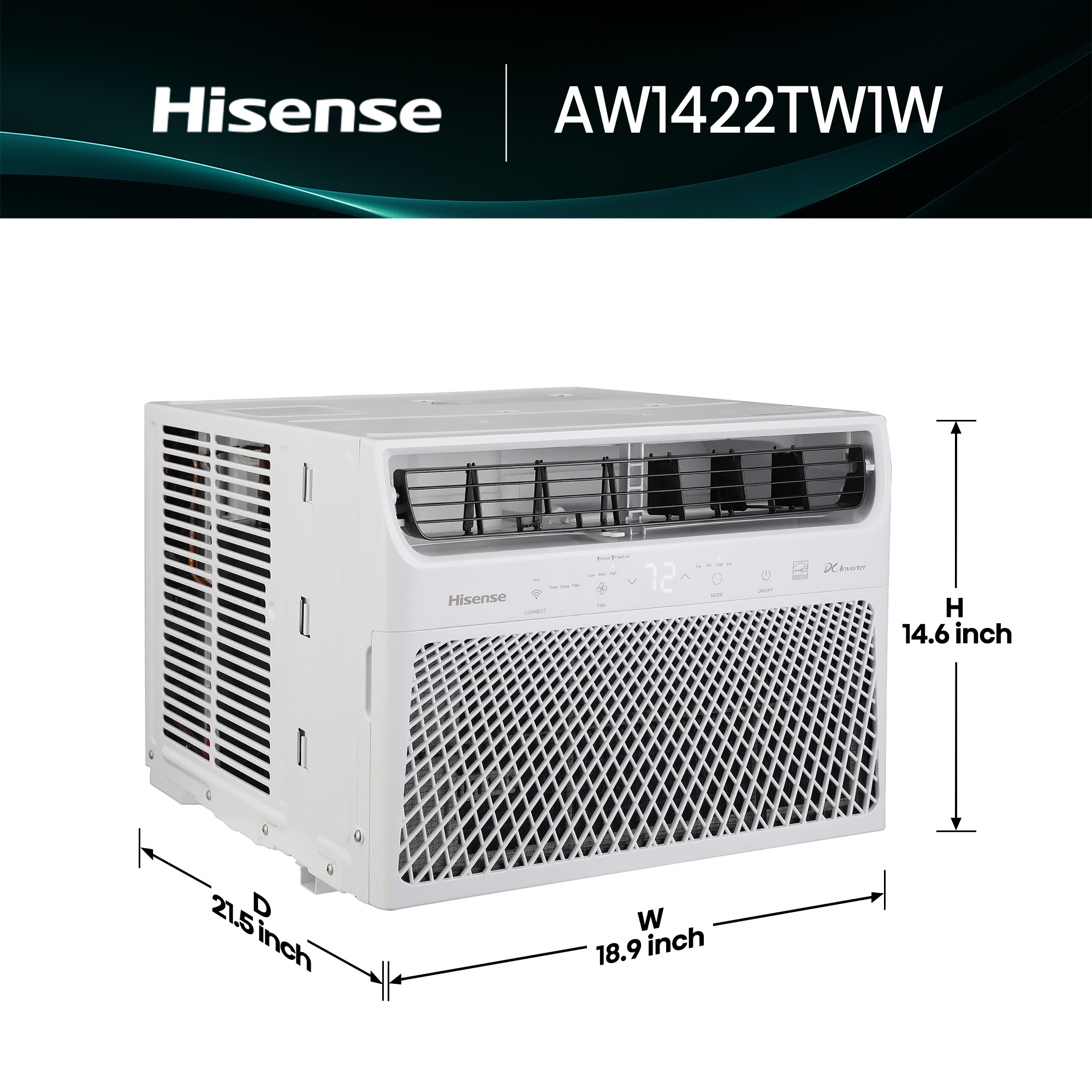 Hisense AW1422TW1W Window-Air-Conditioners - View #6