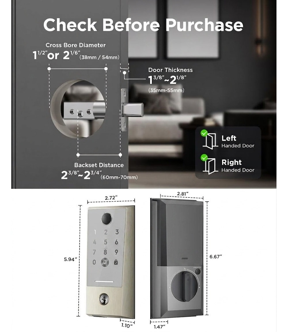 Phyfalip LPF0715P083 Electronic-Door-Locks - View #8