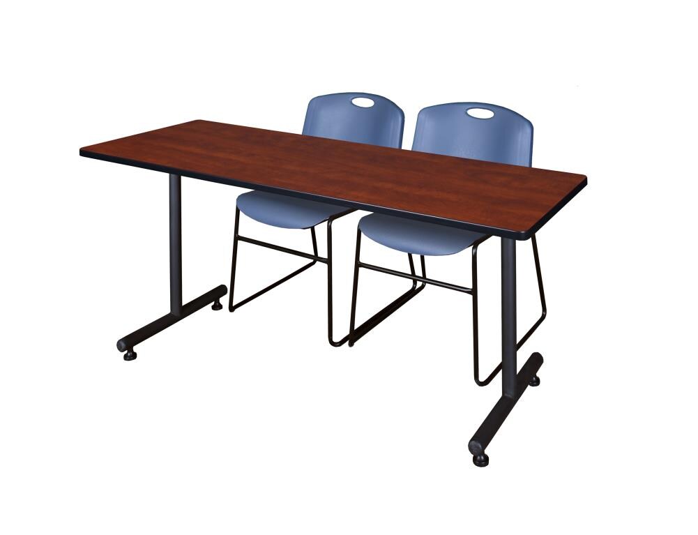 Regency MKTRCT6024CH44BE Training Red 4-Person Training Table (60-in W x 29-in H)