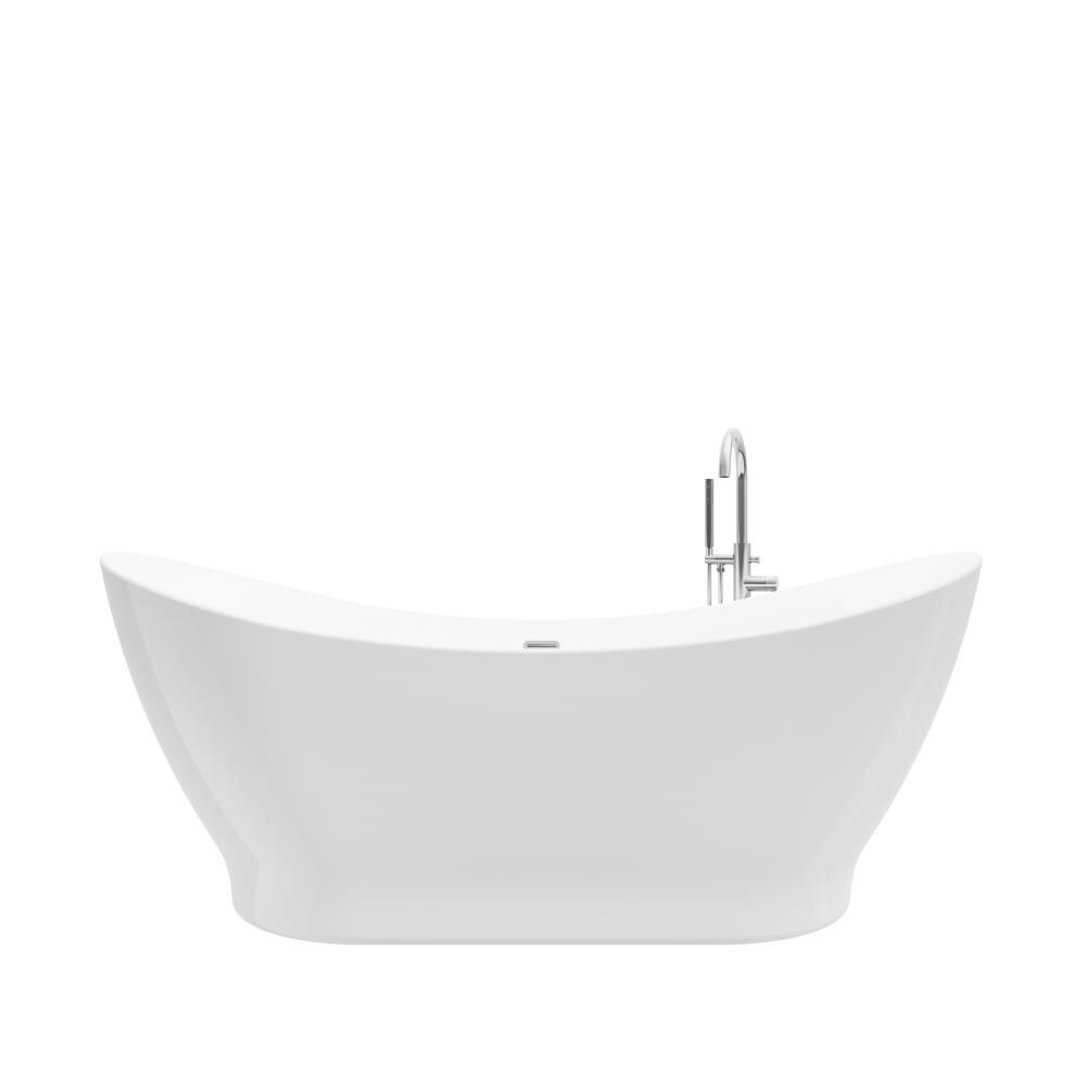 A E Bath And Shower Contemporary Modern, Center Drain Bathtub Shower