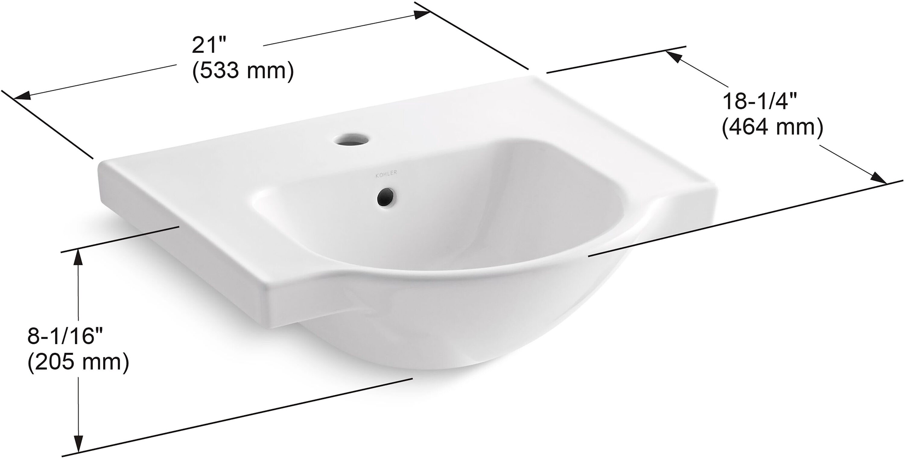 KOHLER 5247-1-0 Complete-Pedestal-Lavatories - View #5